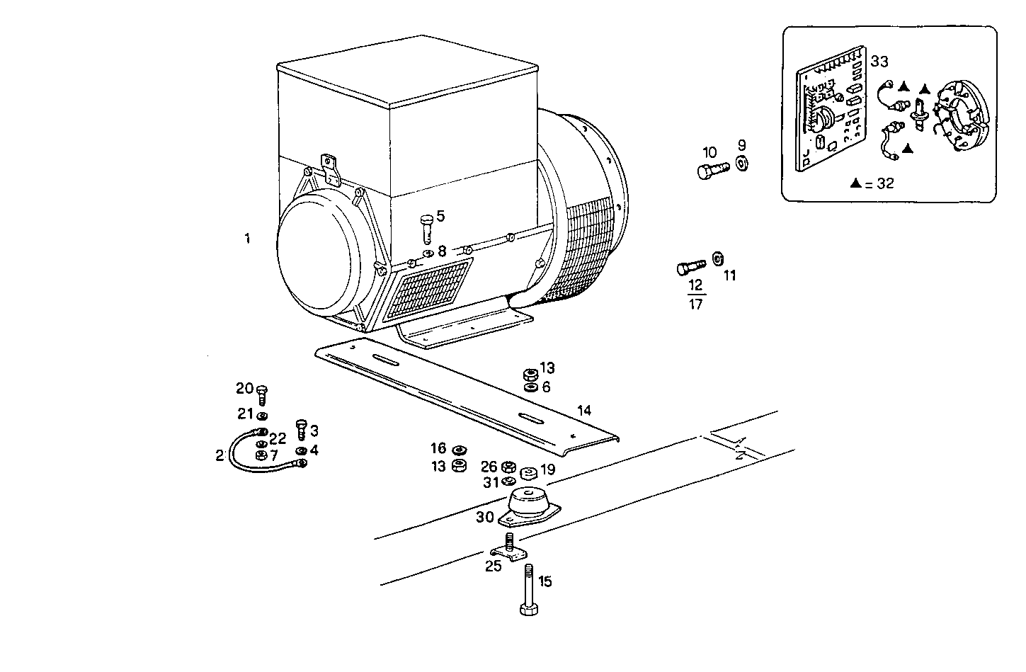 Iveco/FPT SINGLE BEARING ELECTRIC MACHINE