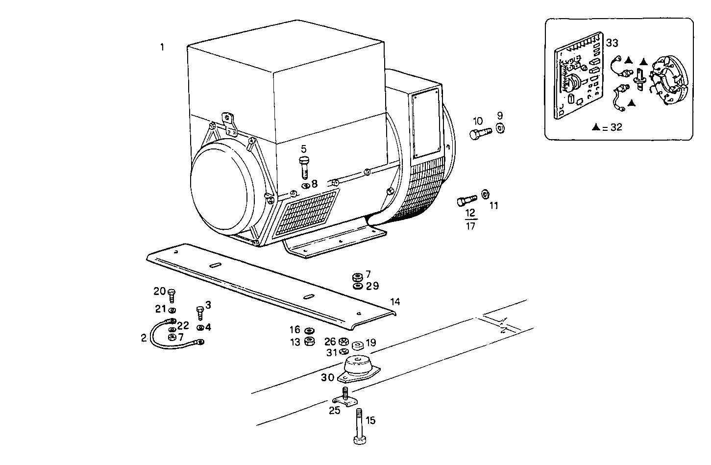 Iveco/FPT SINGLE BEARING ELECTRIC MACHINE