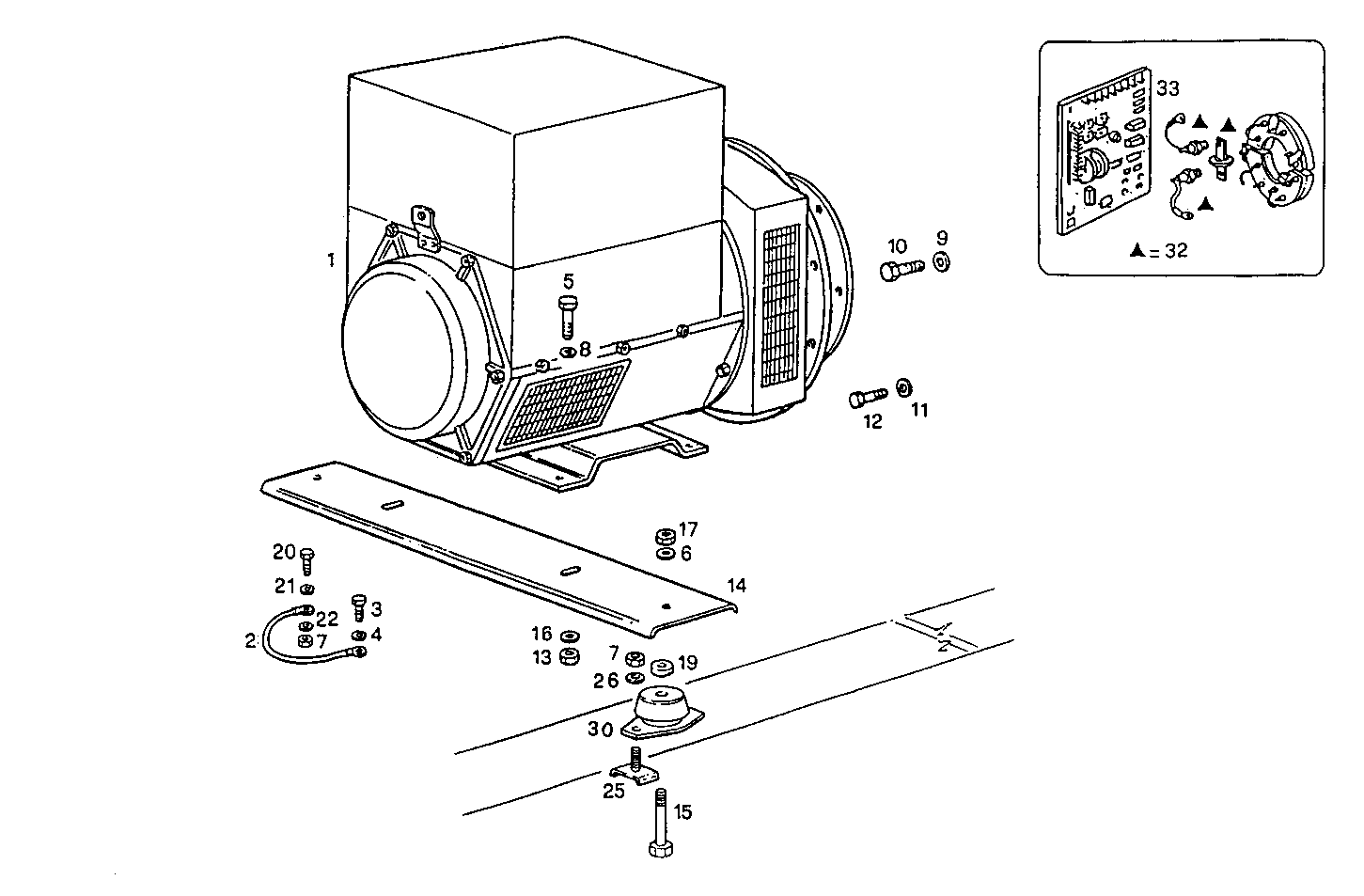 Iveco/FPT SINGLE BEARING ELECTRIC MACHINE