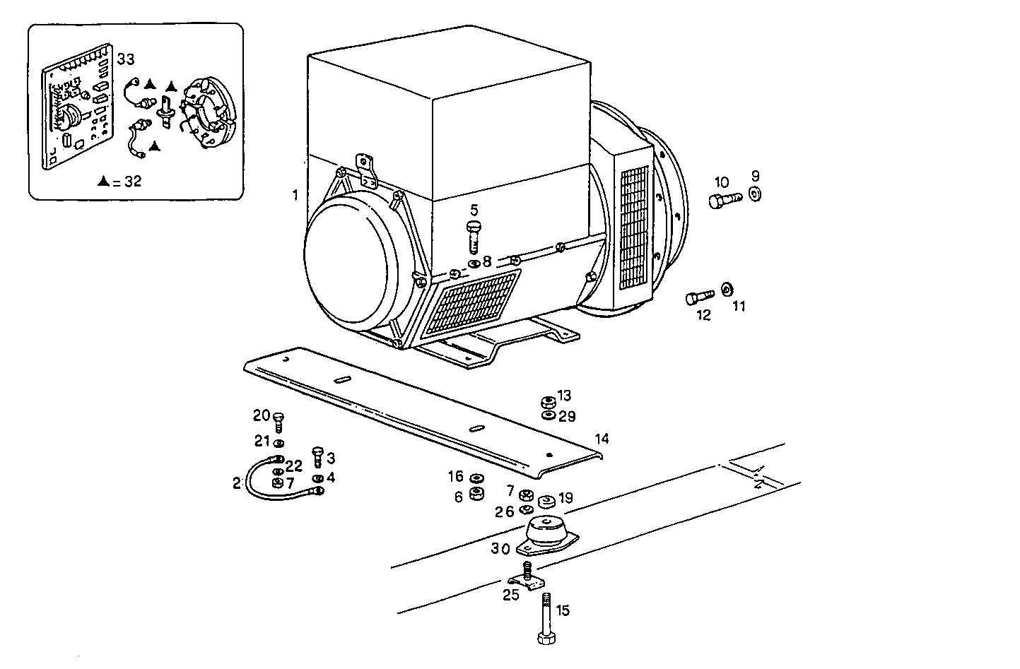 Iveco/FPT SINGLE BEARING ELECTRIC MACHINE