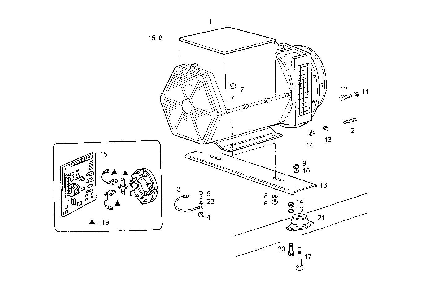 Iveco/FPT SINGLE BEARING ELECTRIC MACHINE