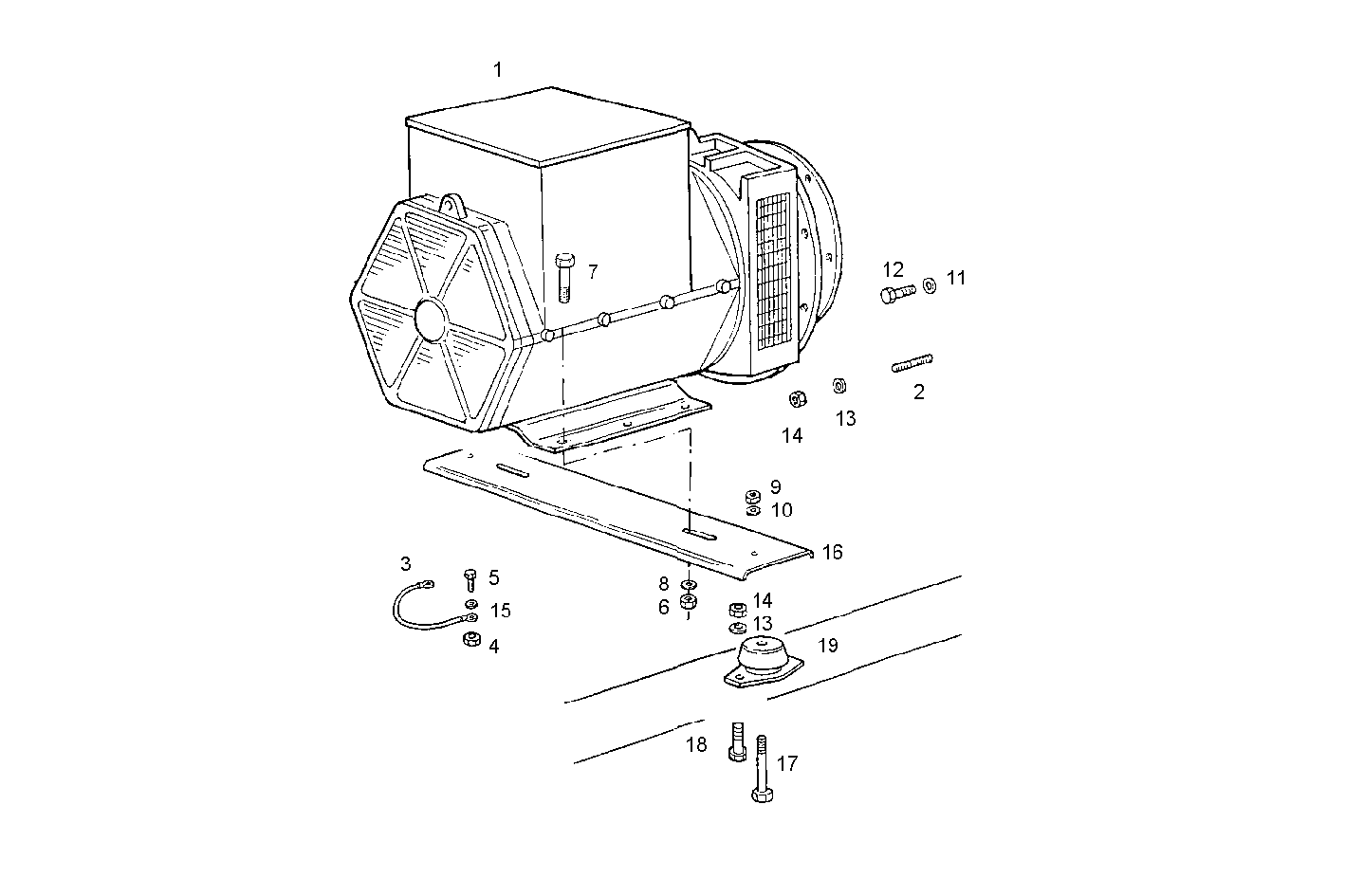 Iveco/FPT SINGLE BEARING ELECTRIC MACHINE