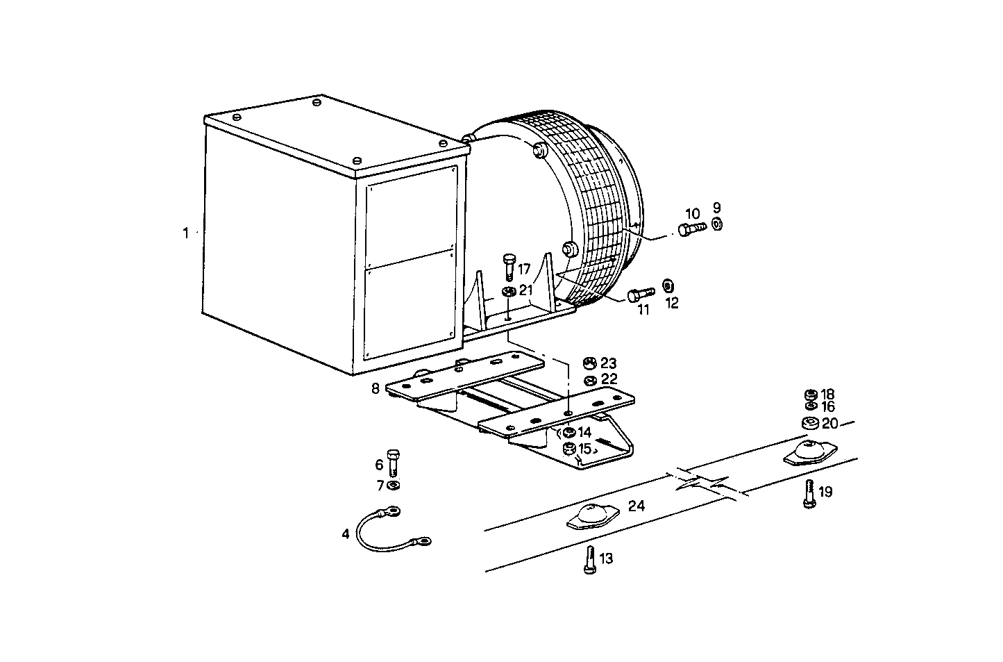 Iveco/FPT SINGLE BEARING ELECTRIC MACHINE