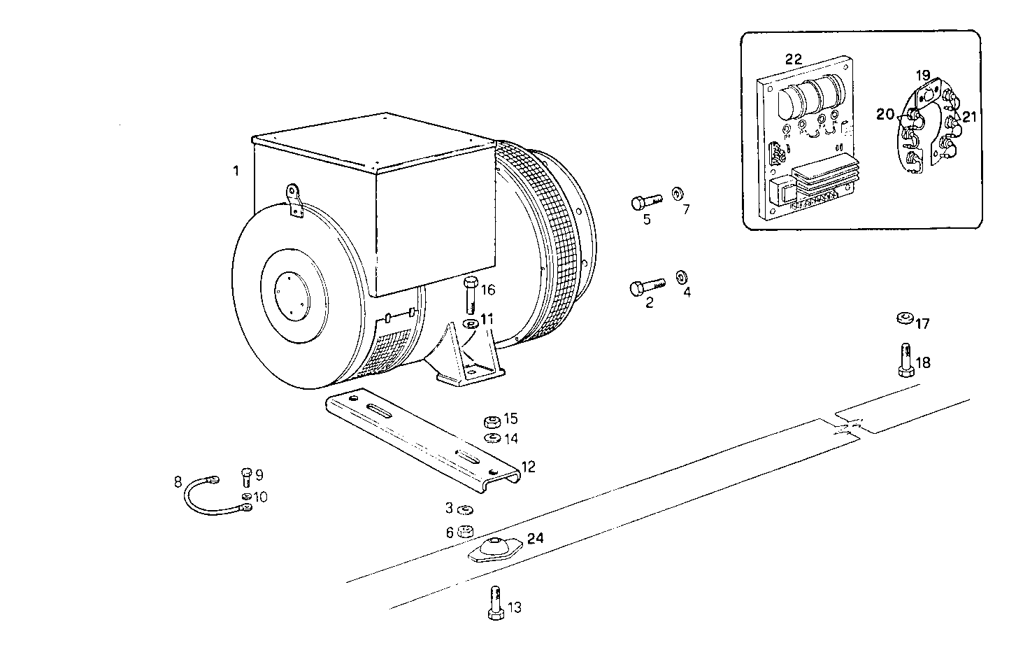 Iveco/FPT SINGLE BEARING ELECTRIC MACHINE