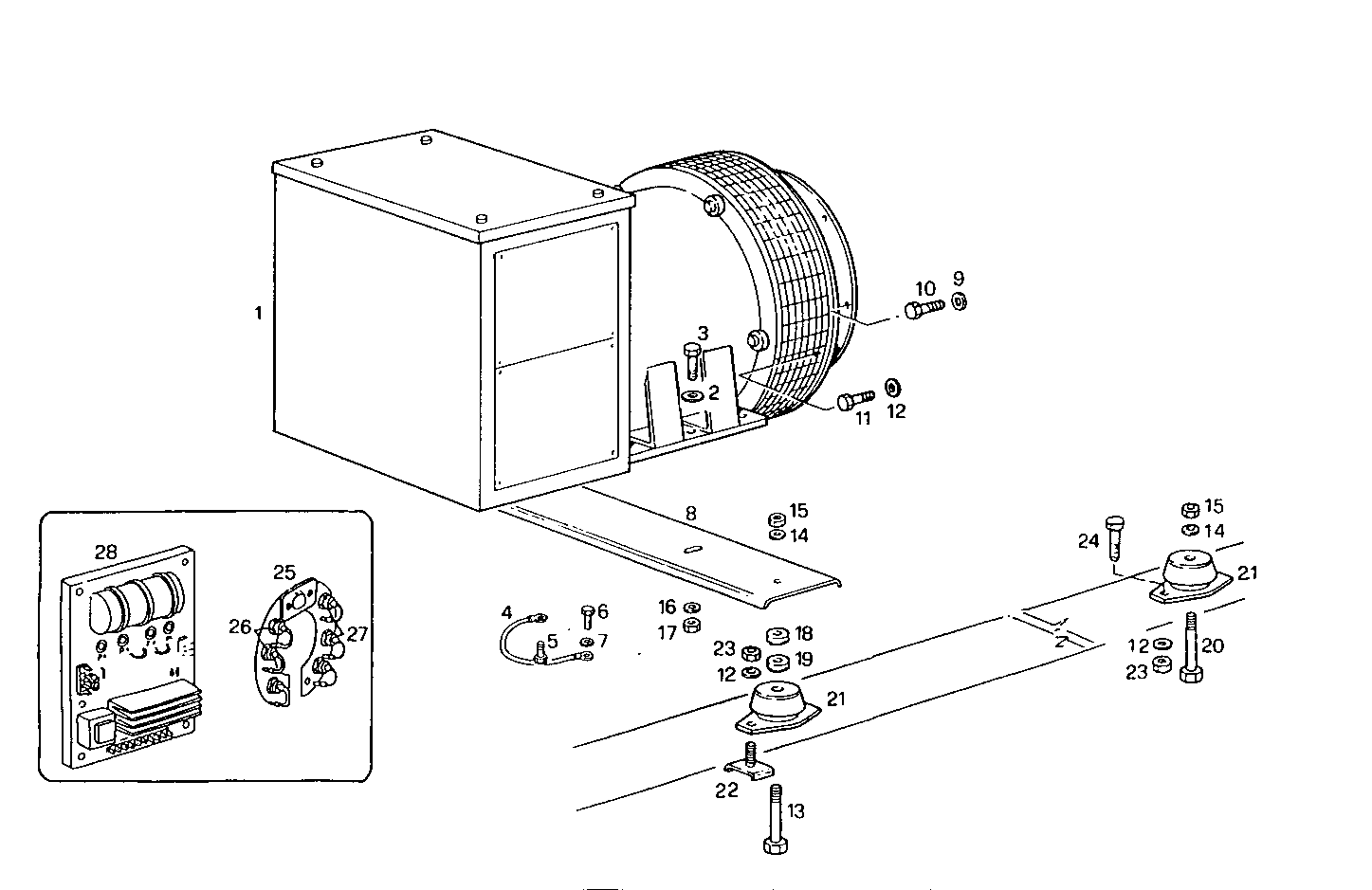 Iveco/FPT SINGLE BEARING ELECTRIC MACHINE