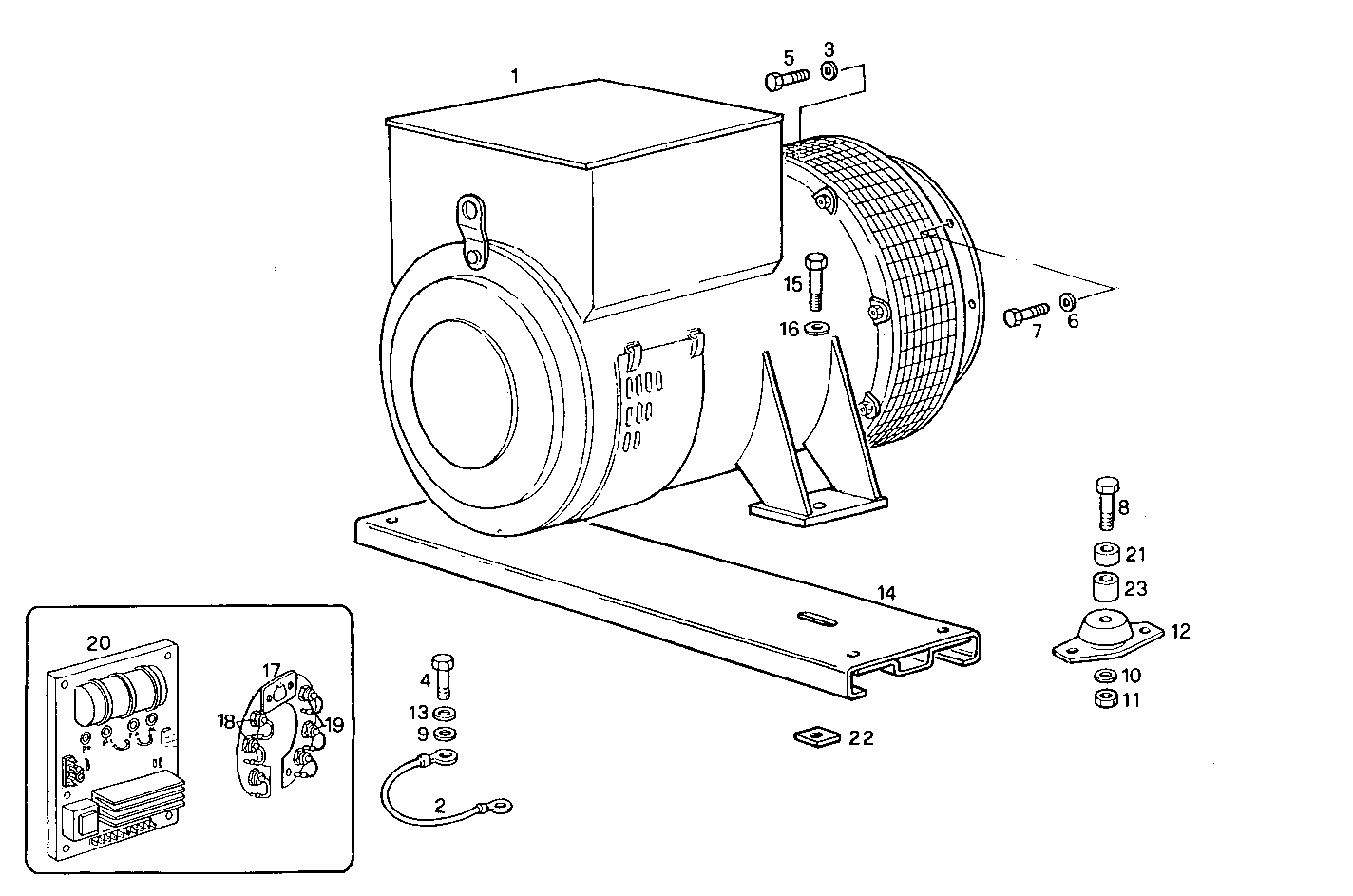 Iveco/FPT SINGLE BEARING ELECTRIC MACHINE