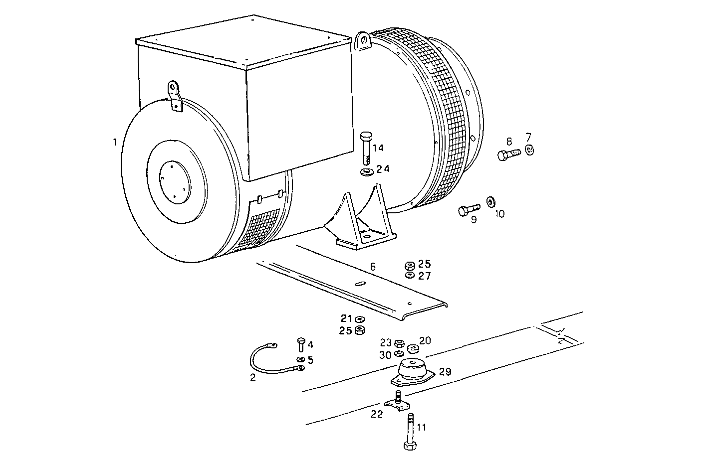 Iveco/FPT SINGLE BEARING ELECTRIC MACHINE