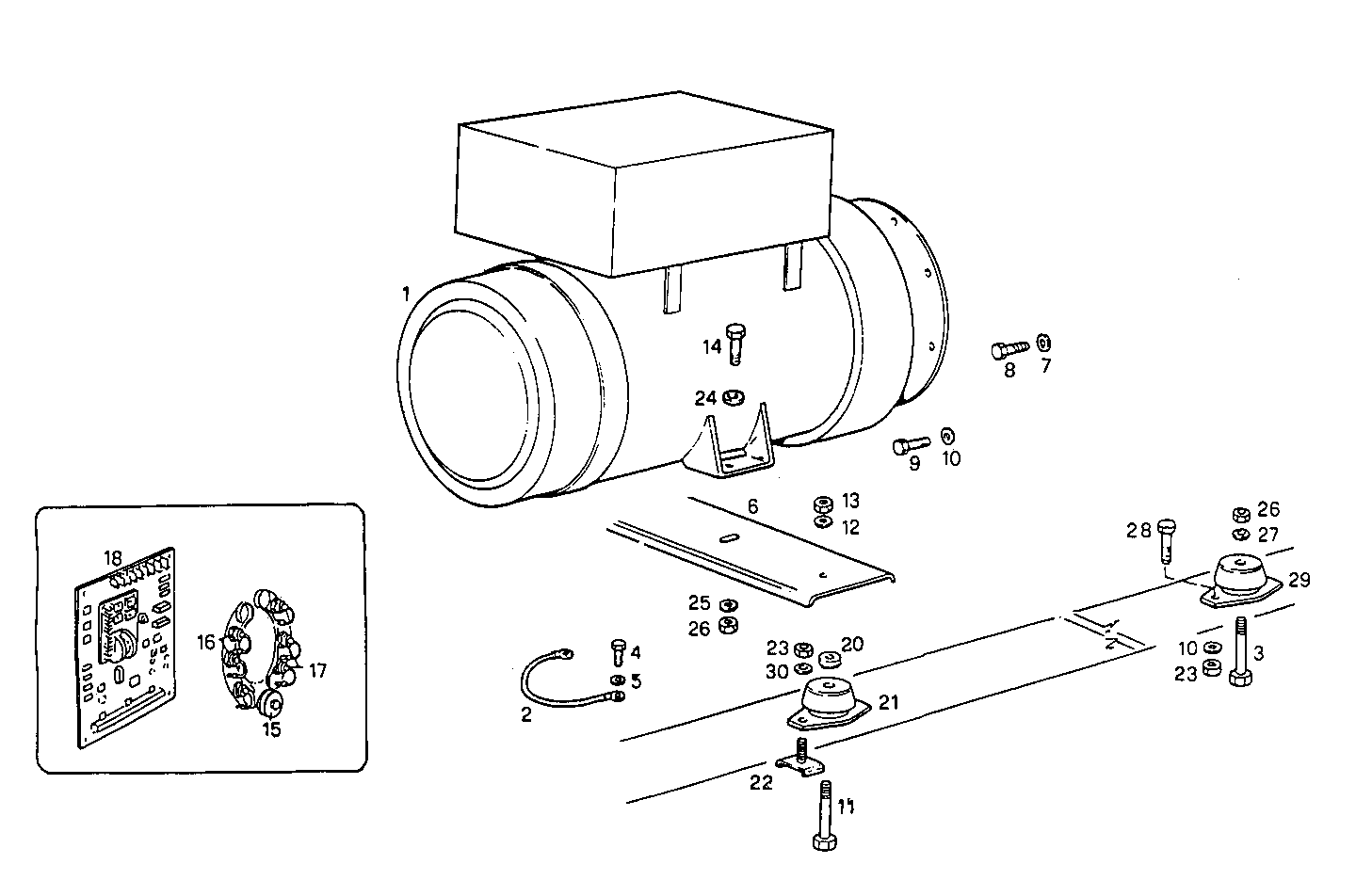 Iveco/FPT SINGLE BEARING ELECTRIC MACHINE