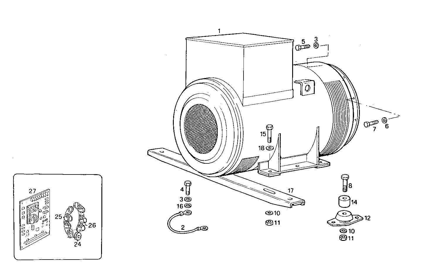 Iveco/FPT SINGLE BEARING ELECTRIC MACHINE