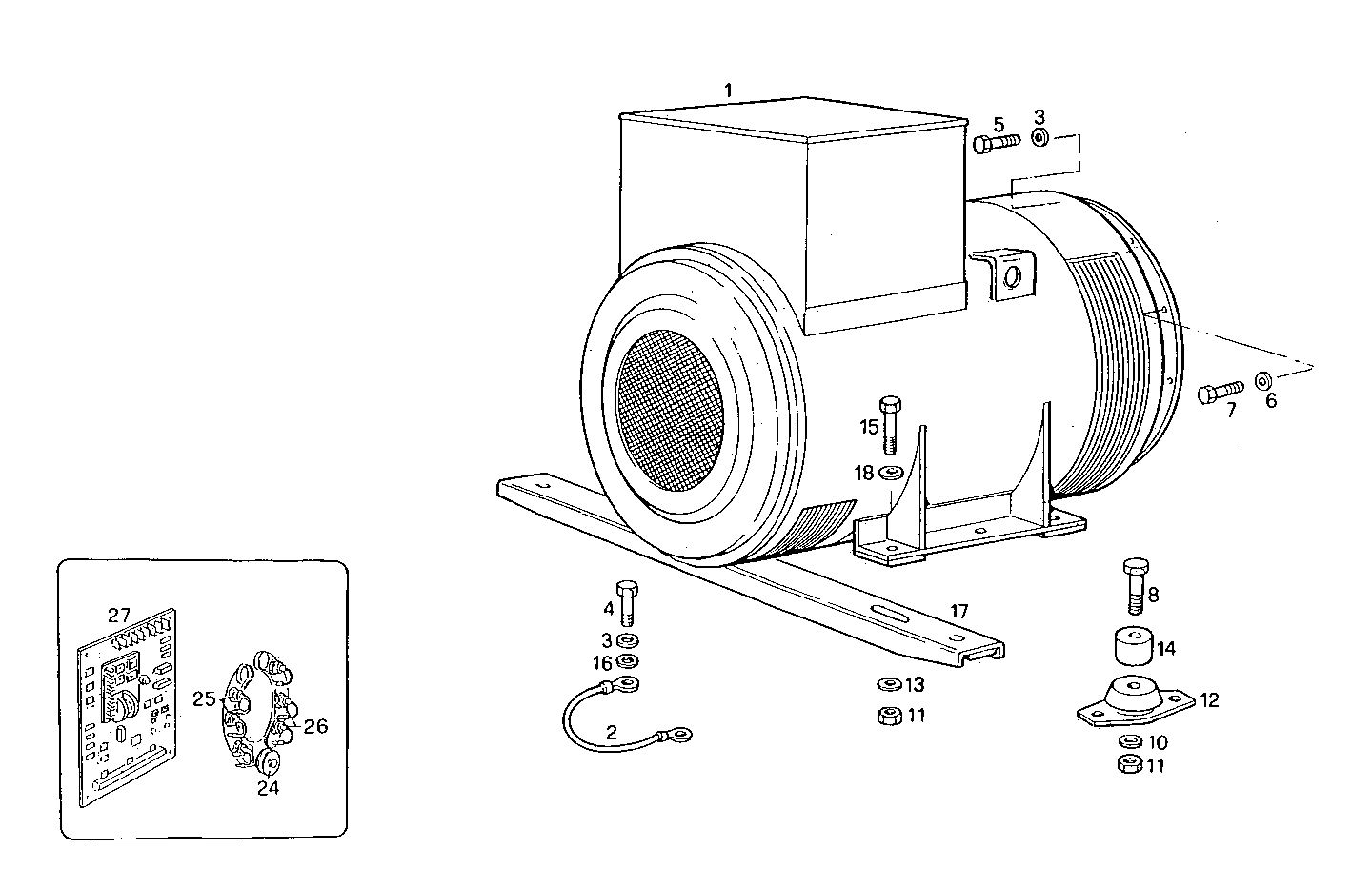 Iveco/FPT SINGLE BEARING ELECTRIC MACHINE