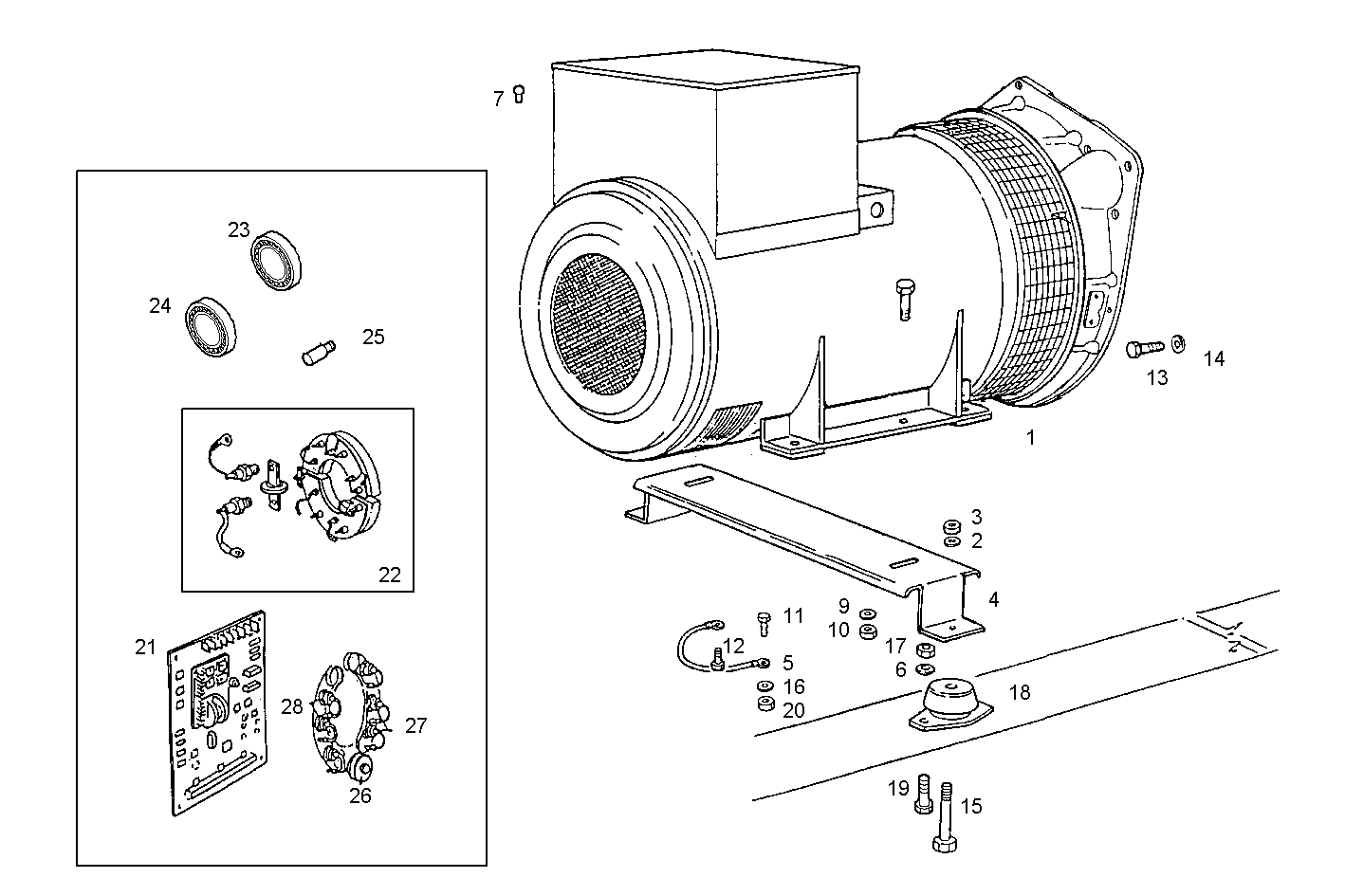 Iveco/FPT SINGLE BEARING ELECTRIC MACHINE