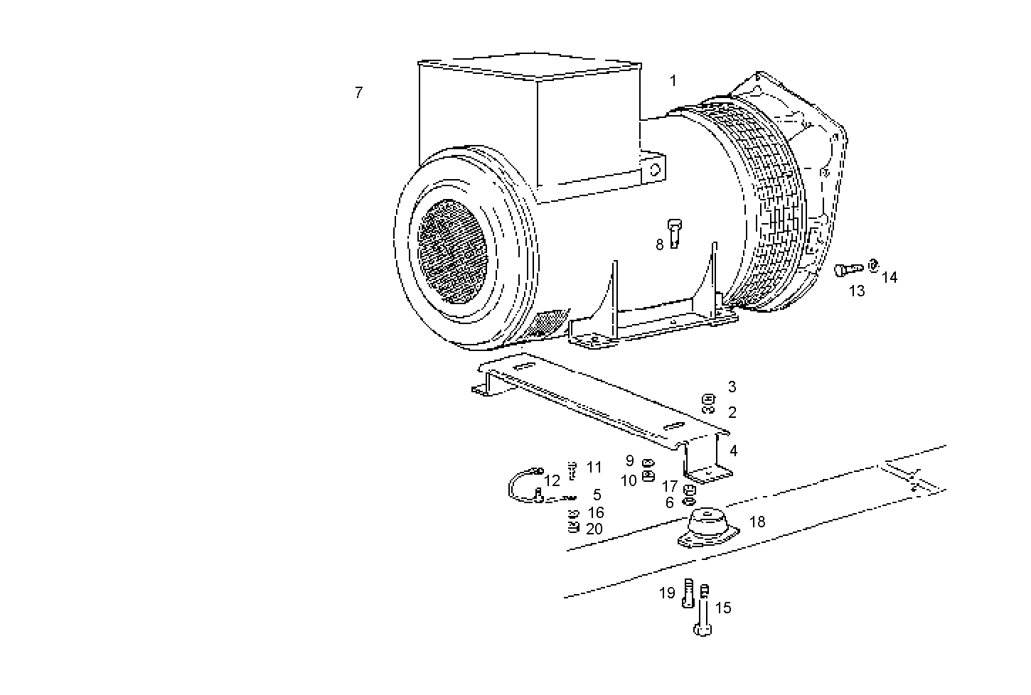 Iveco/FPT SINGLE BEARING ELECTRIC MACHINE