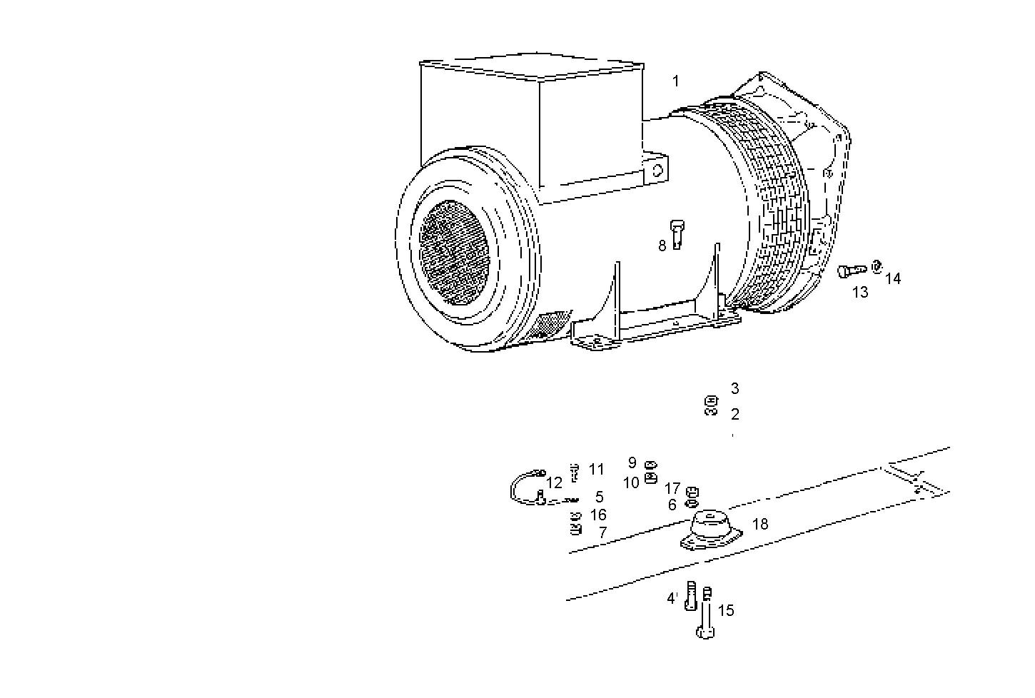 Iveco/FPT SINGLE BEARING ELECTRIC MACHINE