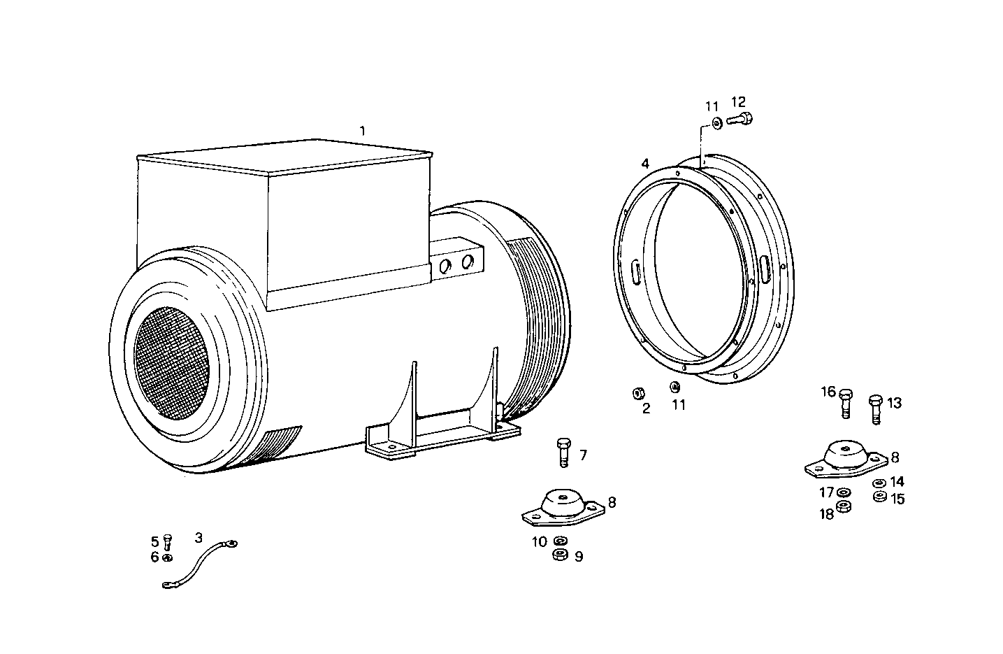 Iveco/FPT DOUBLE BEARING ELECTRIC MACHINE