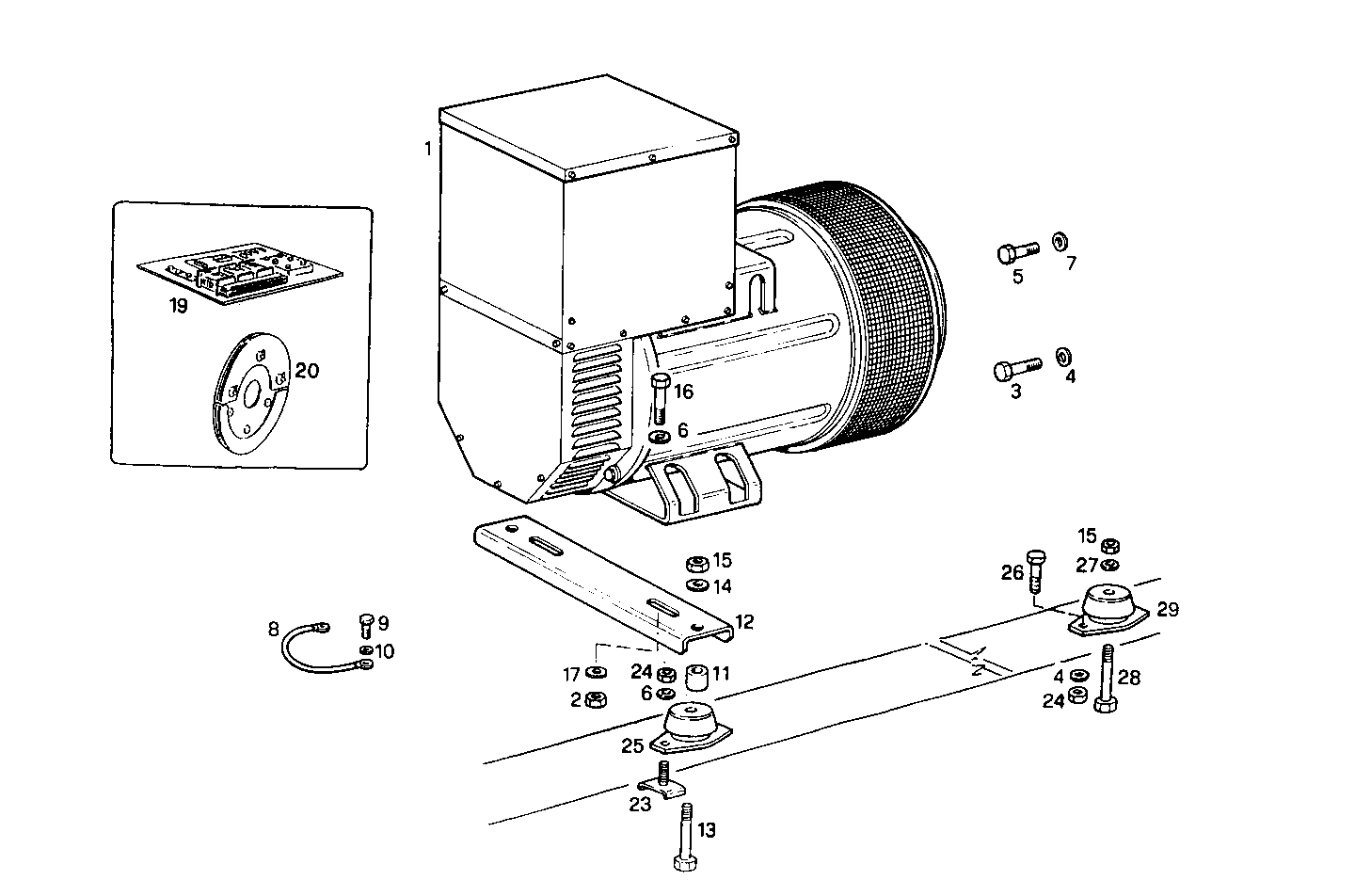 Iveco/FPT SINGLE BEARING ELECTRIC MACHINE