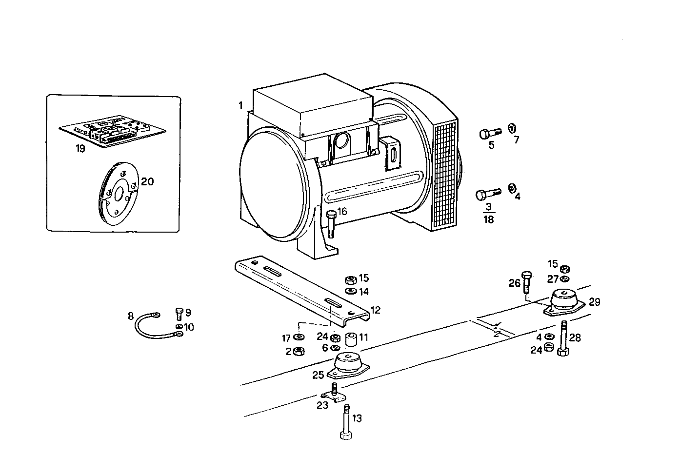 Iveco/FPT SINGLE BEARING ELECTRIC MACHINE