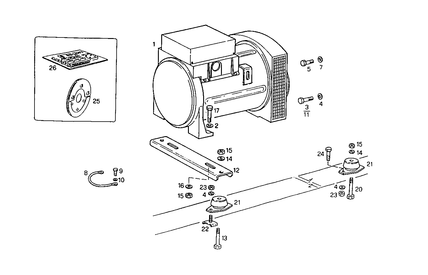 Iveco/FPT SINGLE BEARING ELECTRIC MACHINE