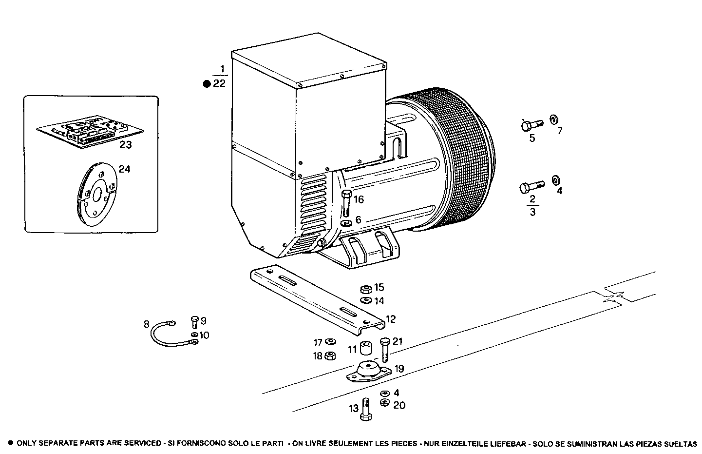 Iveco/FPT SINGLE BEARING ELECTRIC MACHINE