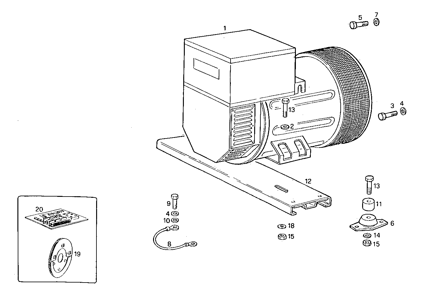 Iveco/FPT SINGLE BEARING ELECTRIC MACHINE