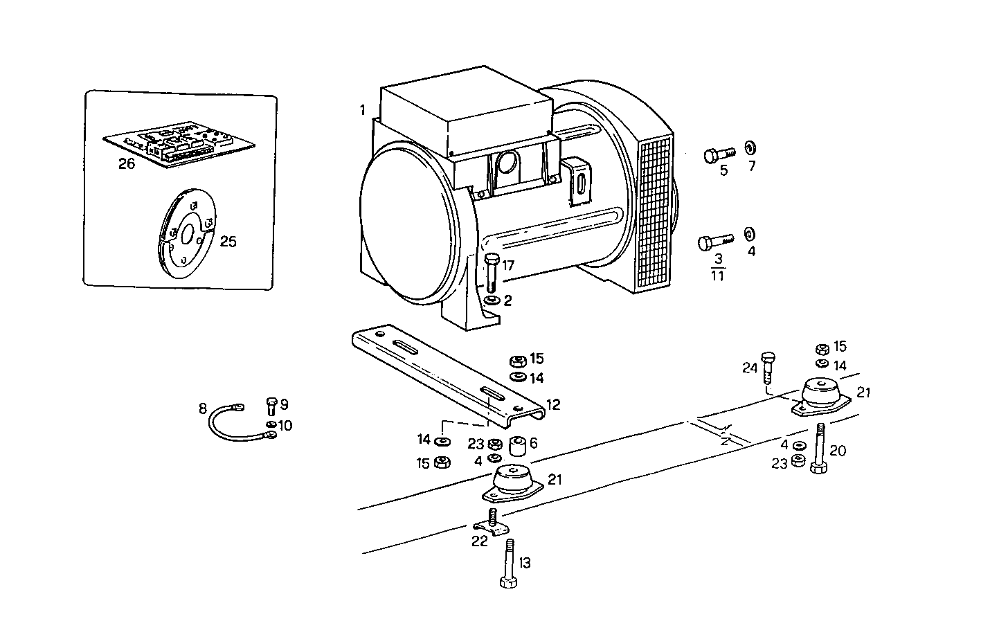 Iveco/FPT SINGLE BEARING ELECTRIC MACHINE