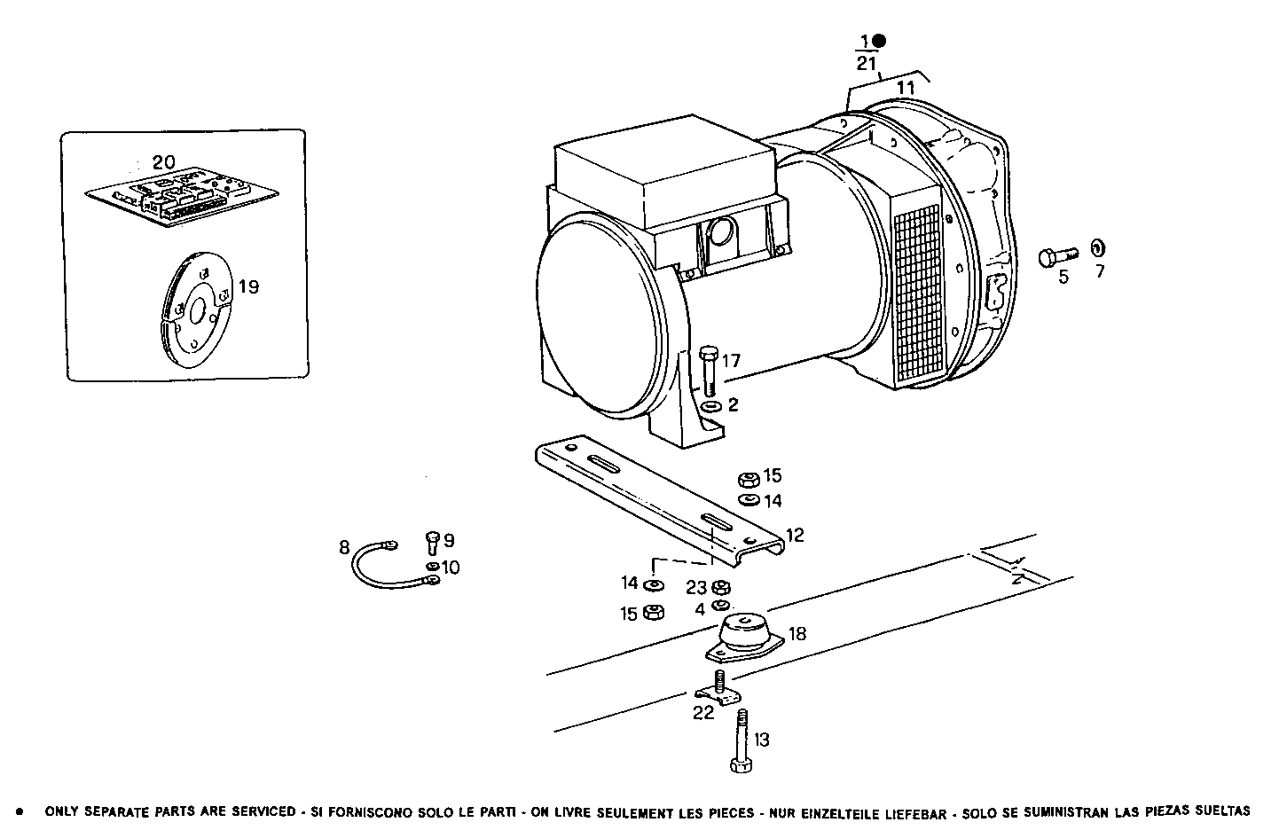 Iveco/FPT SINGLE BEARING ELECTRIC MACHINE