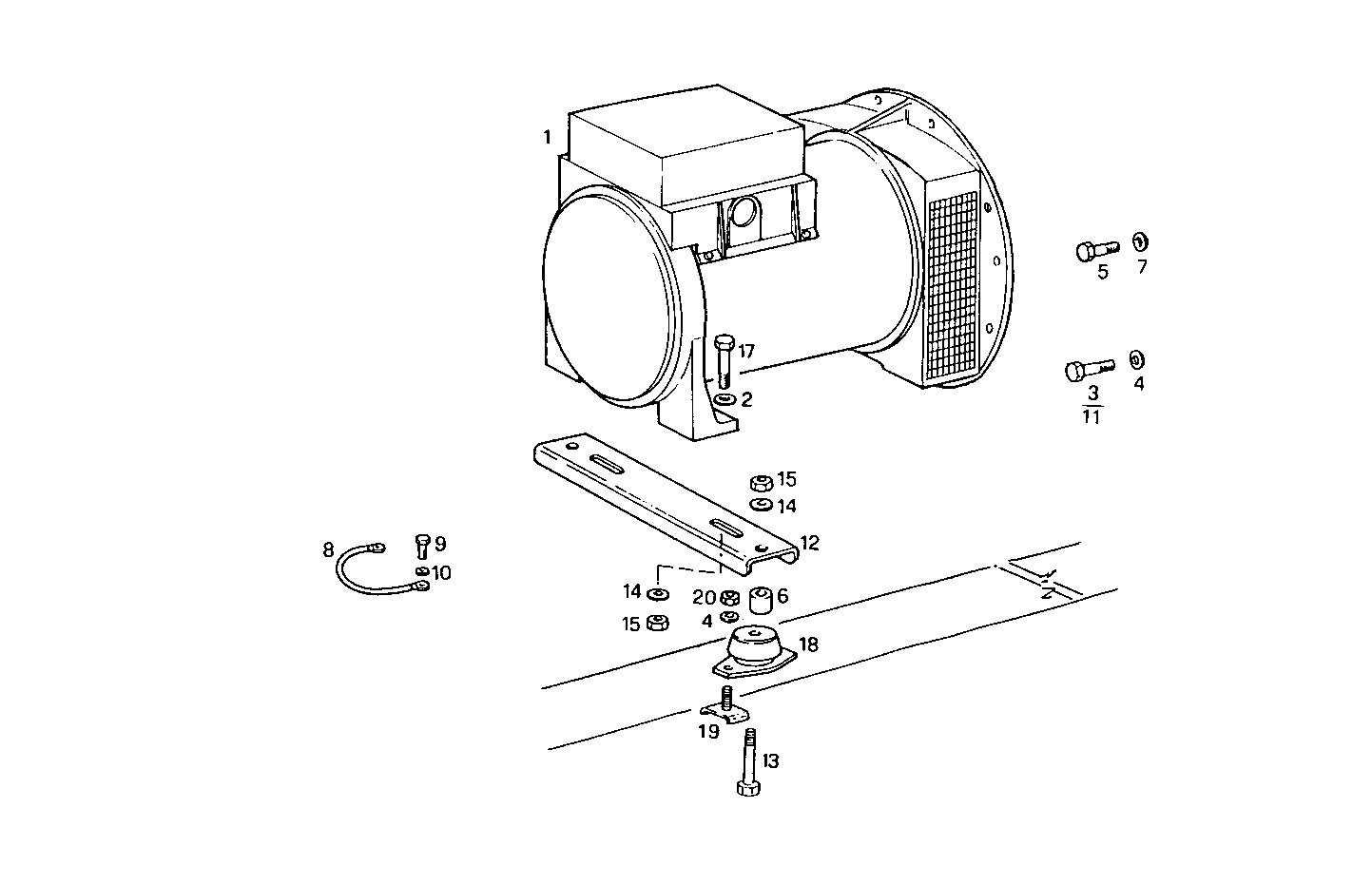 Iveco/FPT SINGLE BEARING ELECTRIC MACHINE