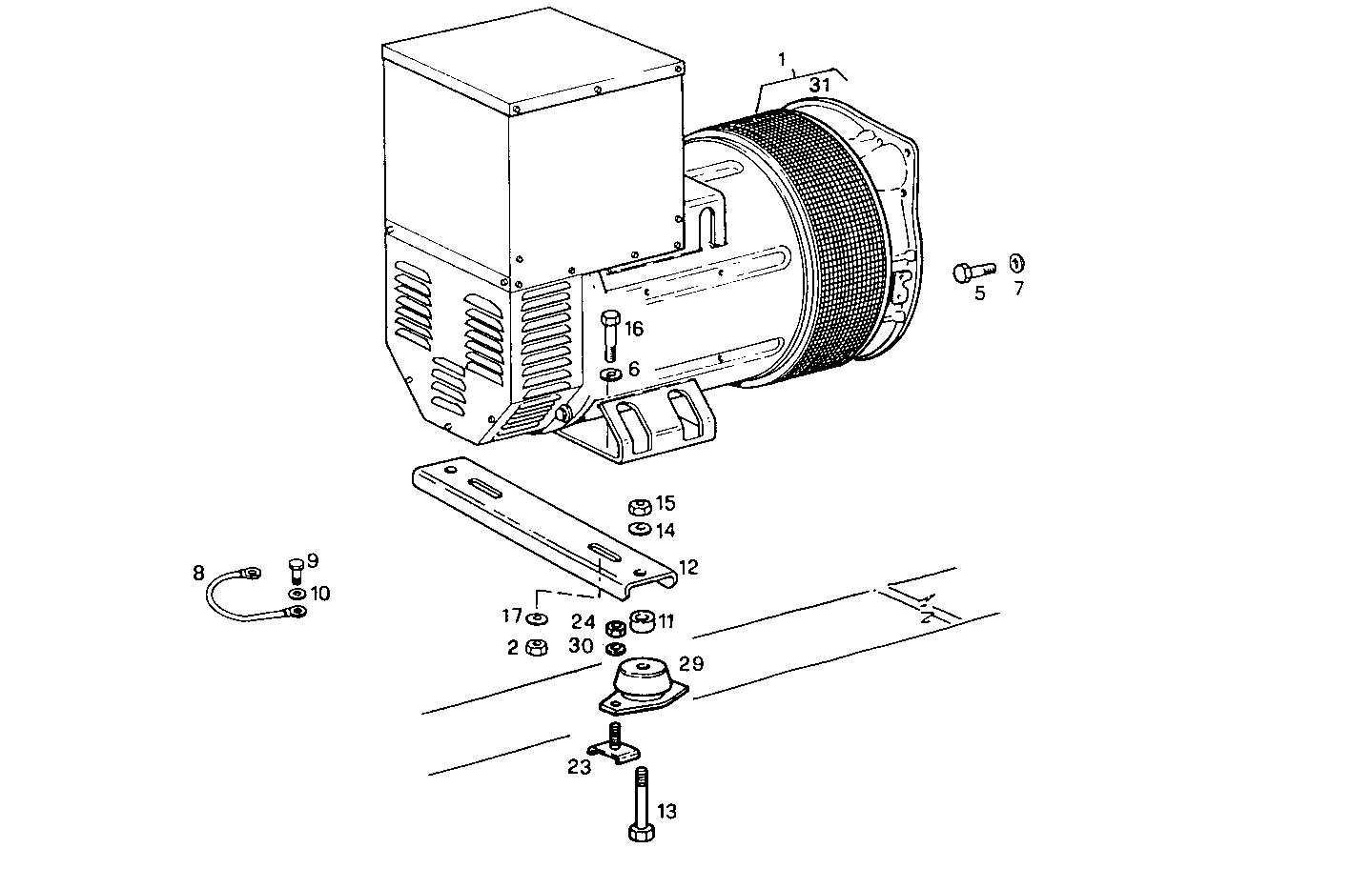 Iveco/FPT SINGLE BEARING ELECTRIC MACHINE