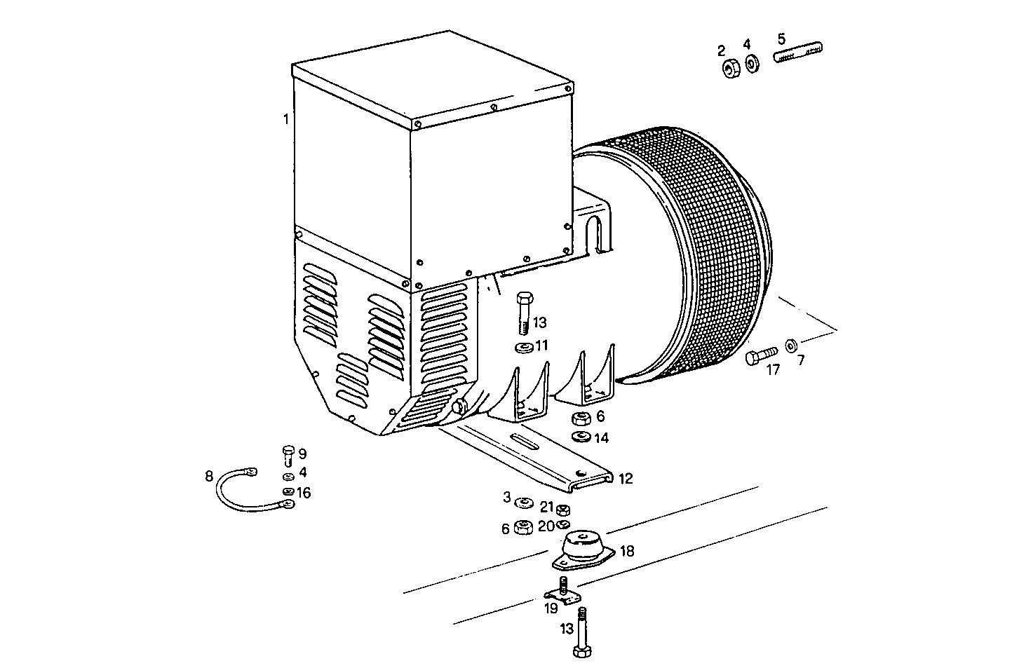 Iveco/FPT SINGLE BEARING ELECTRIC MACHINE