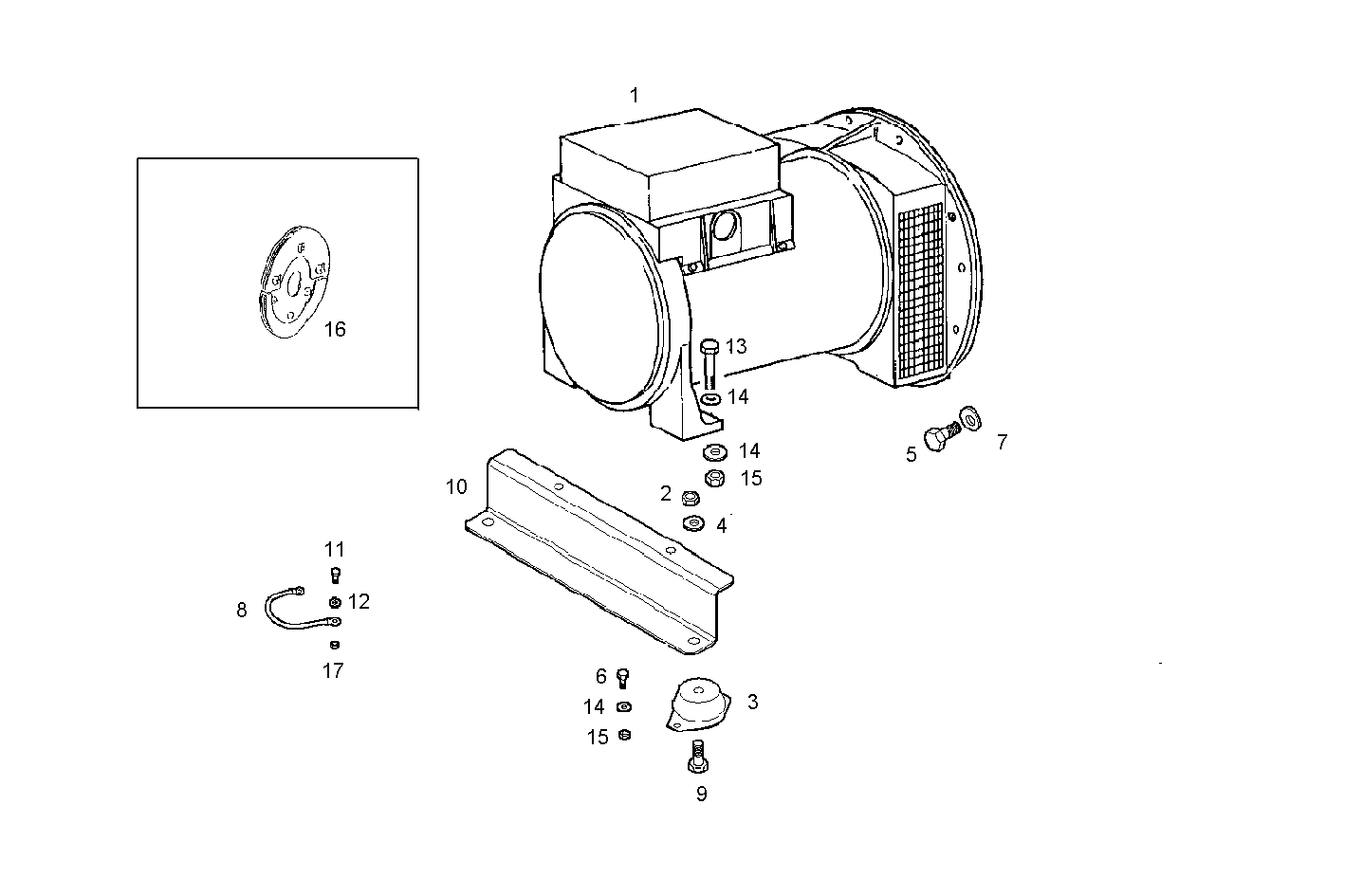 Iveco/FPT SINGLE BEARING ELECTRIC MACHINE