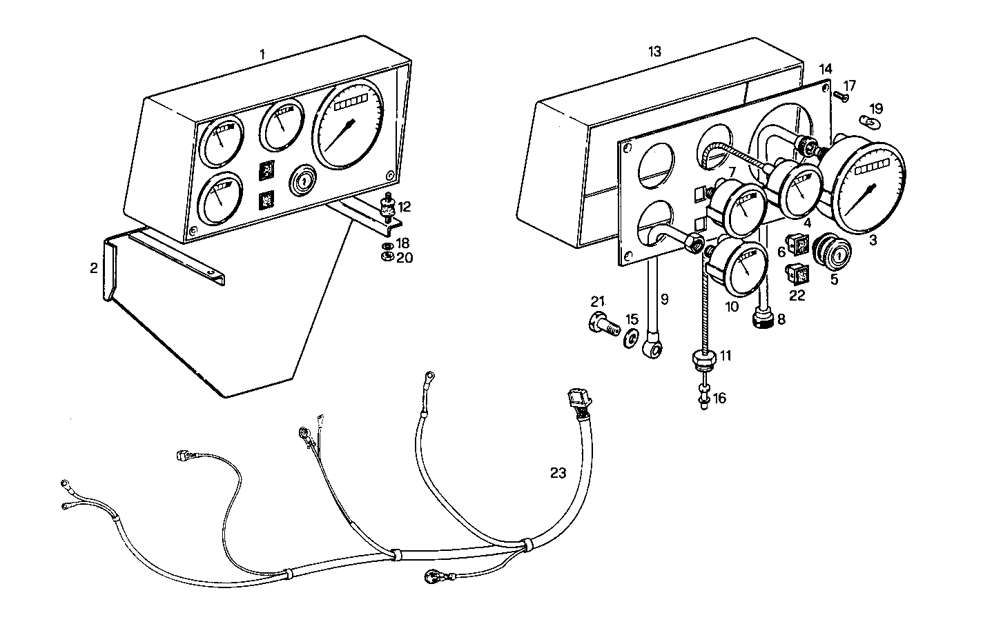 Iveco/FPT MECHANICAL INSTRUMENTS PANEL