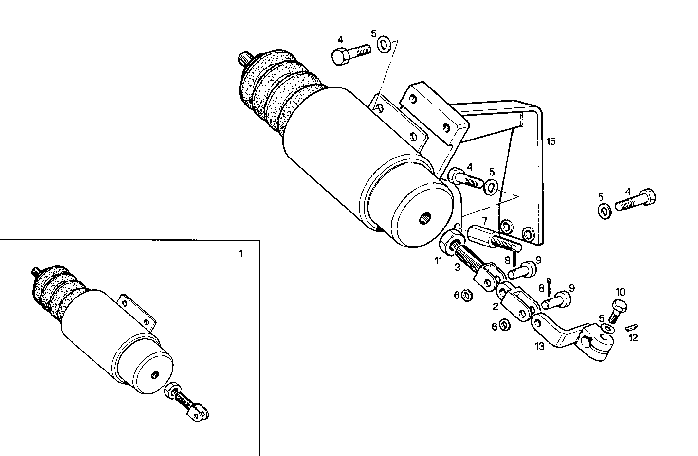 Iveco/FPT STOP SOLENOID - ENERGIZE TO STOP - 12V