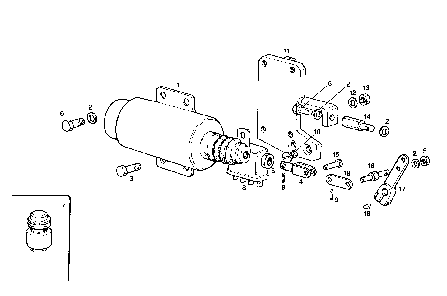 Iveco/FPT STOP SOLENOID - ENERGIZE TO STOP - 24V