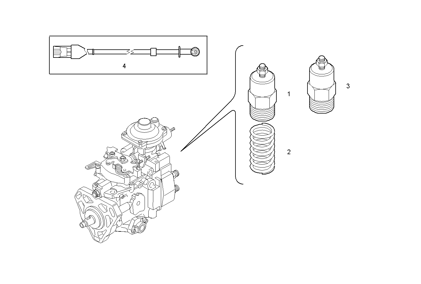 Iveco/FPT STOP SOLENOID - ENERGIZE TO STOP - 24V