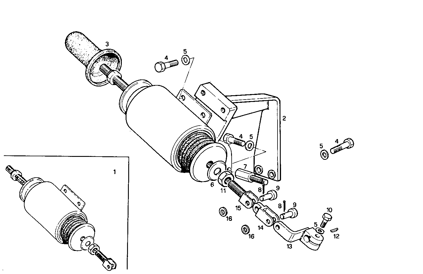 Iveco/FPT STOP SOLENOID - ENERGIZE TO RUN - 12V