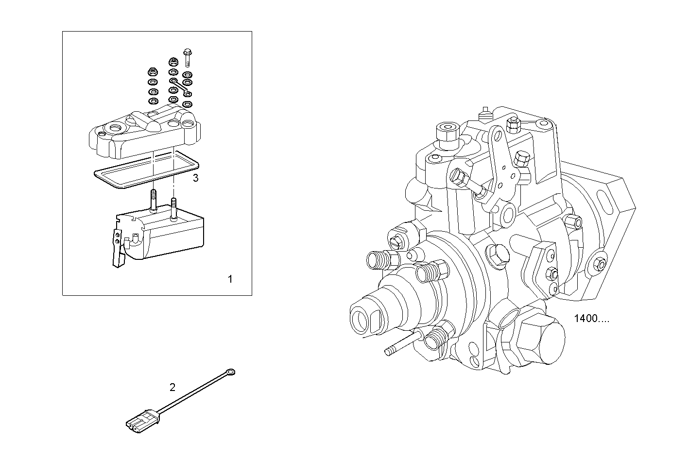 Iveco/FPT STOP SOLENOID - ENERGIZE TO RUN - 12V