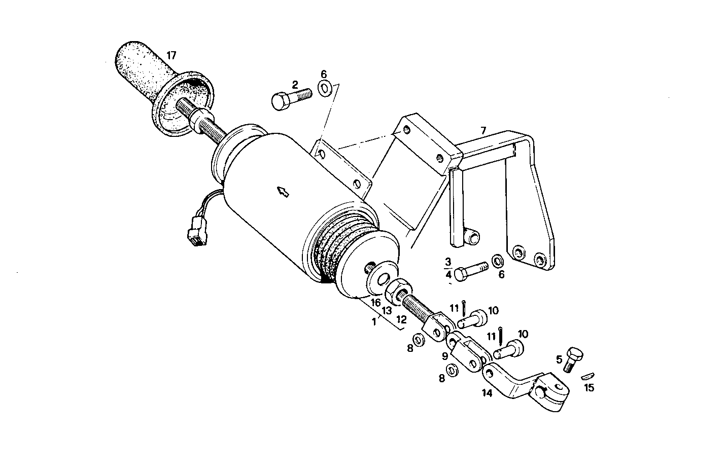 Iveco/FPT STOP SOLENOID - ENERGIZE TO RUN - 24V