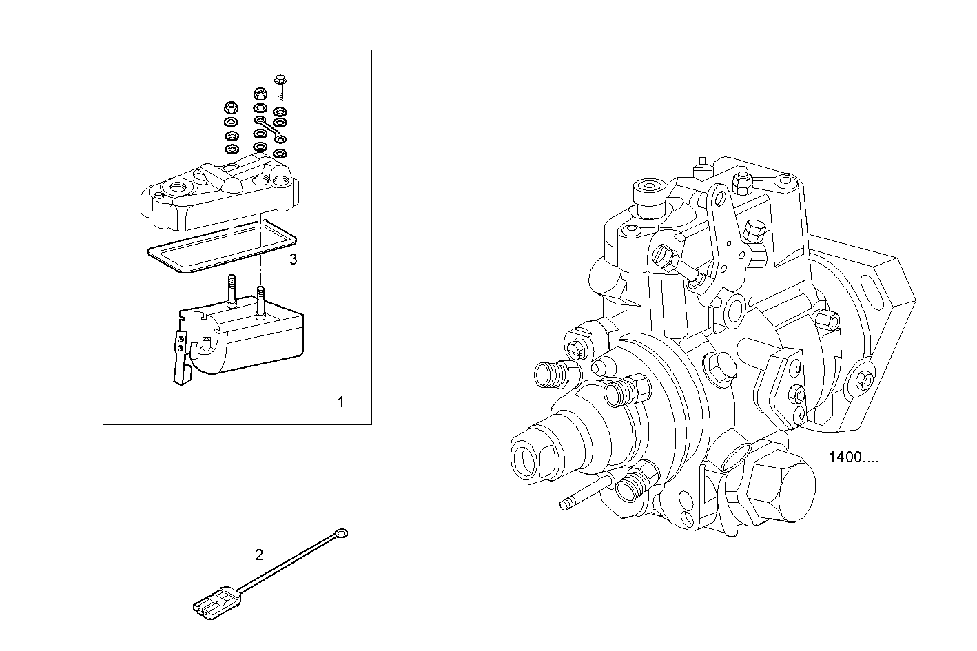 Iveco/FPT STOP SOLENOID - ENERGIZE TO RUN - 24V