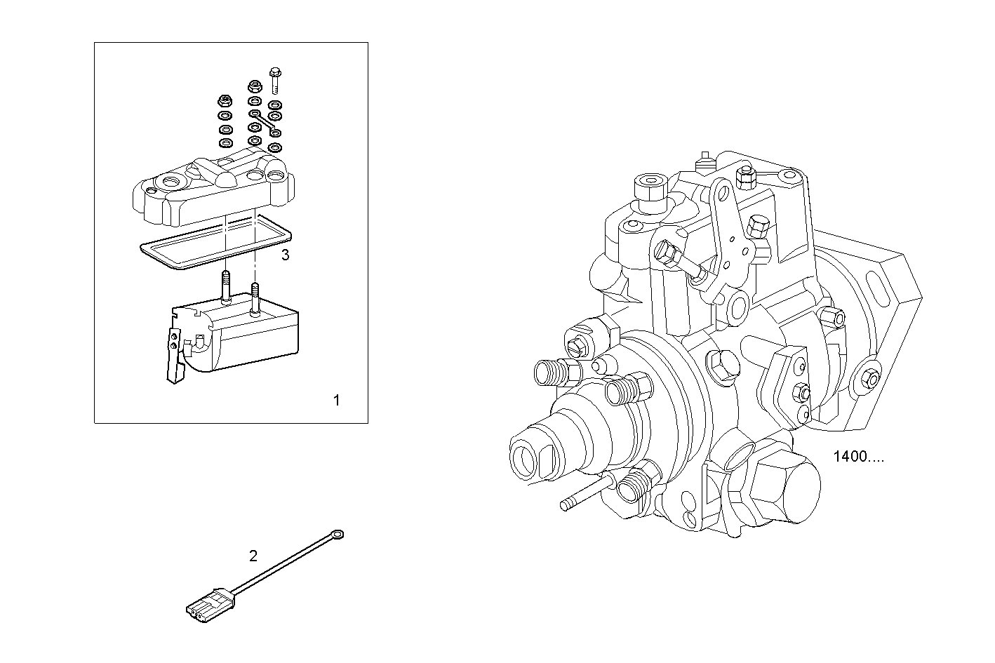 Iveco/FPT STOP SOLENOID - ENERGIZE TO RUN - 24V