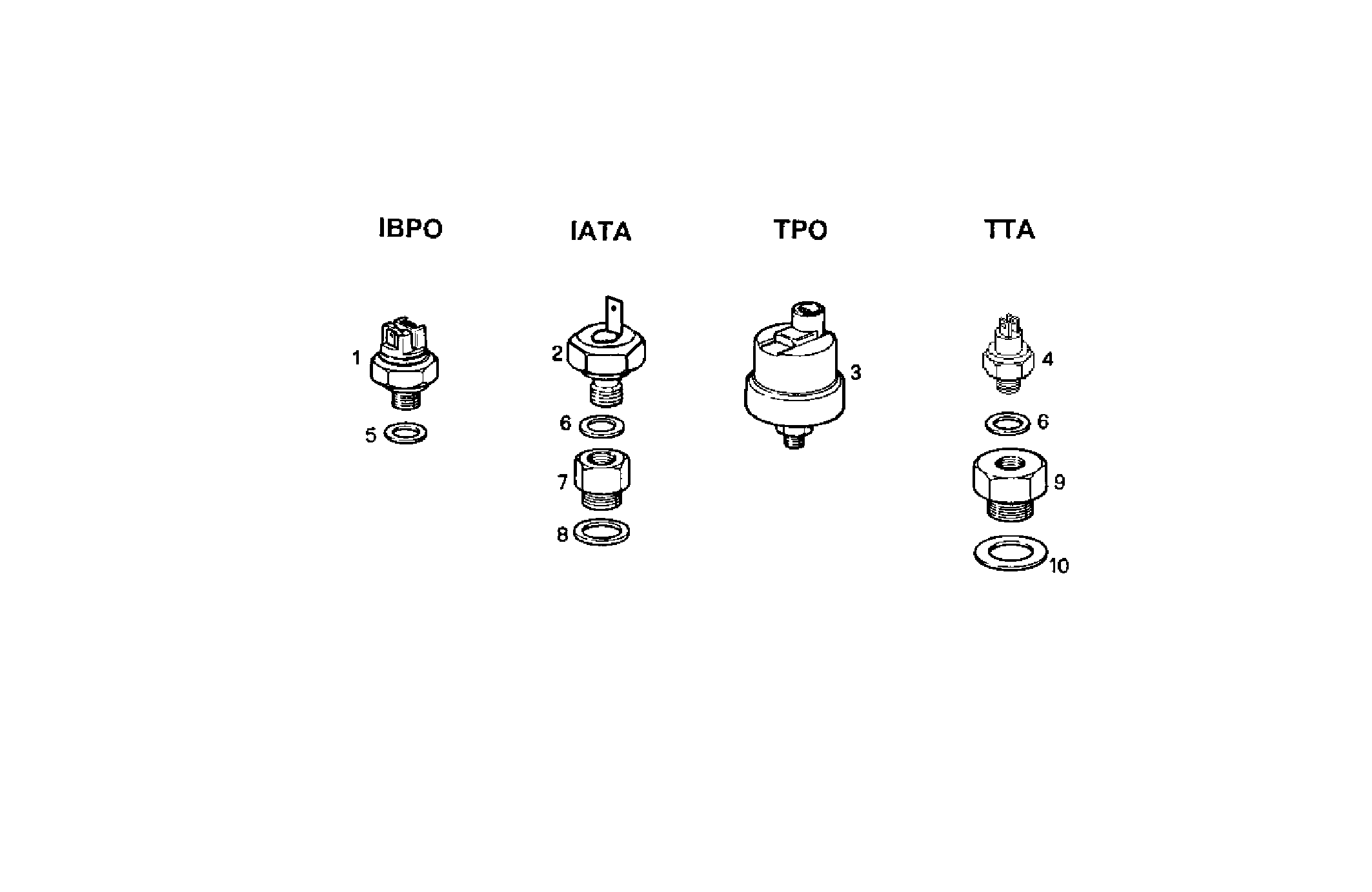 Iveco/FPT SENDER UNITS FOR INSTRUMENTS