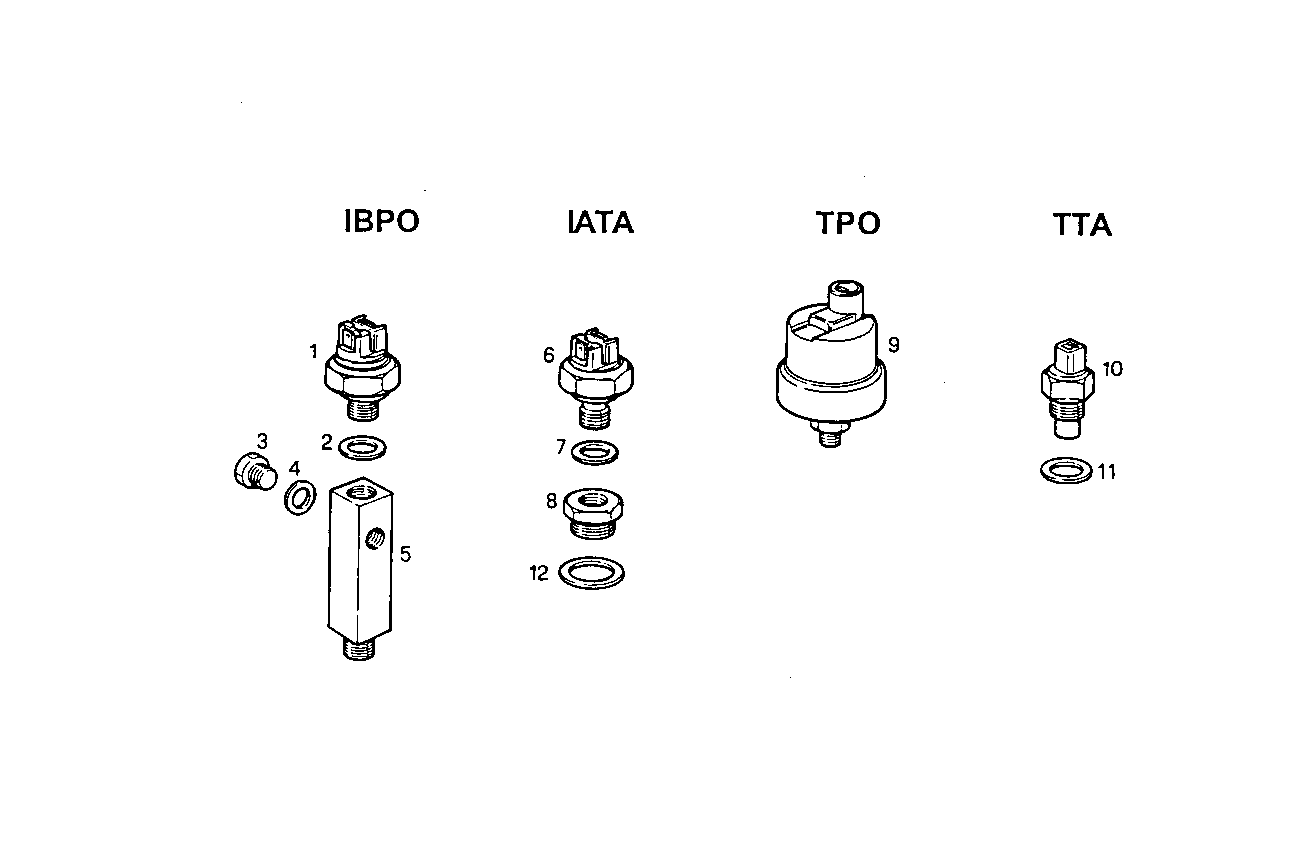 Iveco/FPT SENDER UNITS FOR INSTRUMENTS