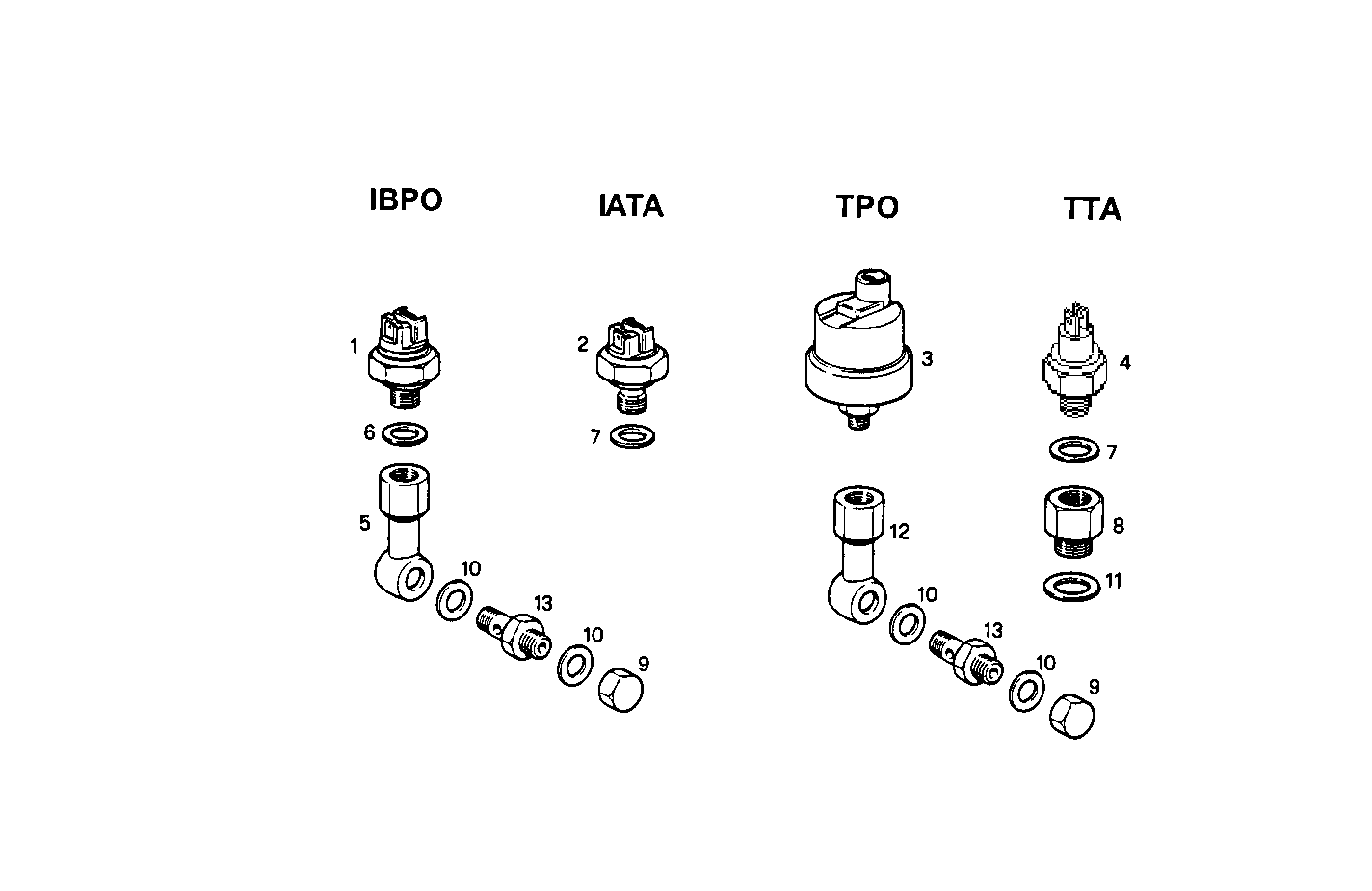 Iveco/FPT SENDER UNITS FOR INSTRUMENTS