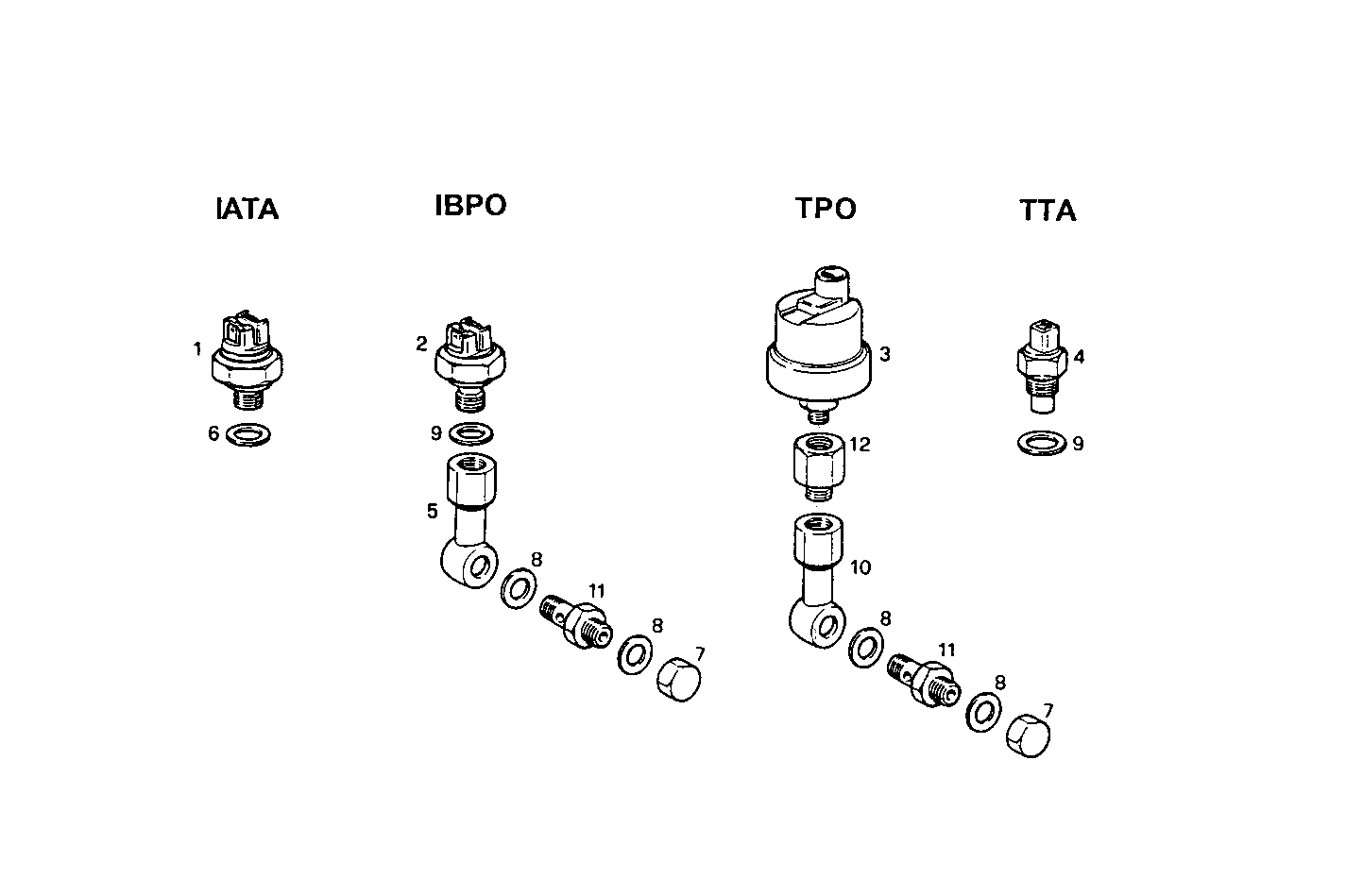 Iveco/FPT SENDER UNITS FOR INSTRUMENTS