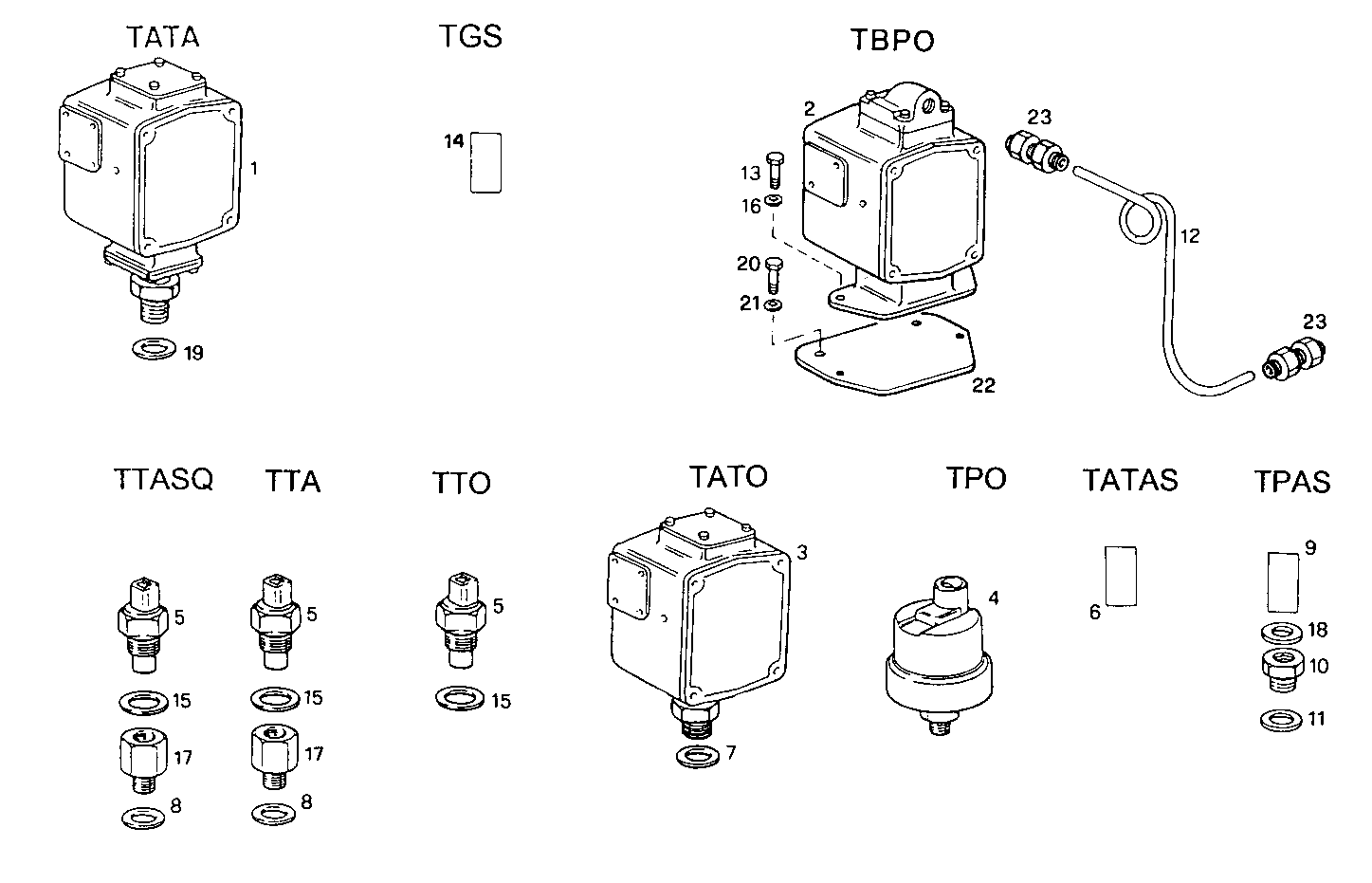 Iveco/FPT SENDER UNITS FOR INSTRUMENTS