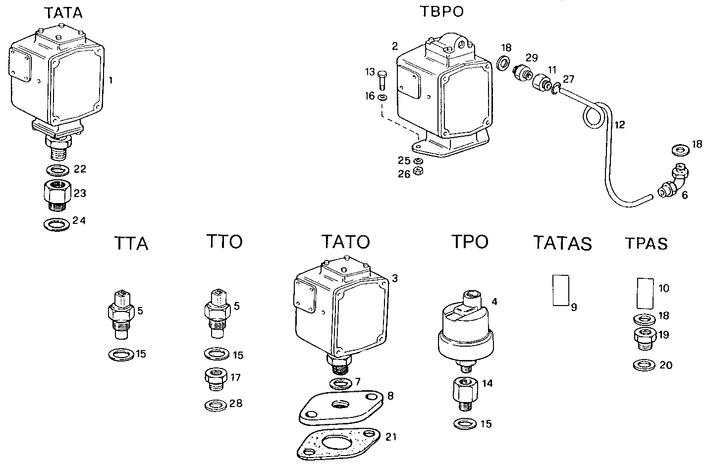 Iveco/FPT SENDER UNITS FOR INSTRUMENTS