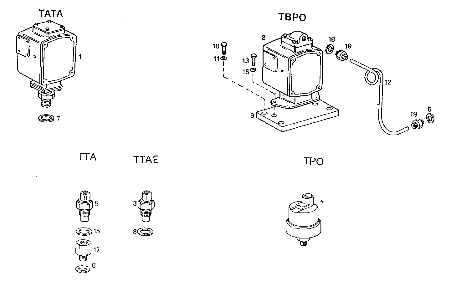 Iveco/FPT SENDER UNITS FOR INSTRUMENTS