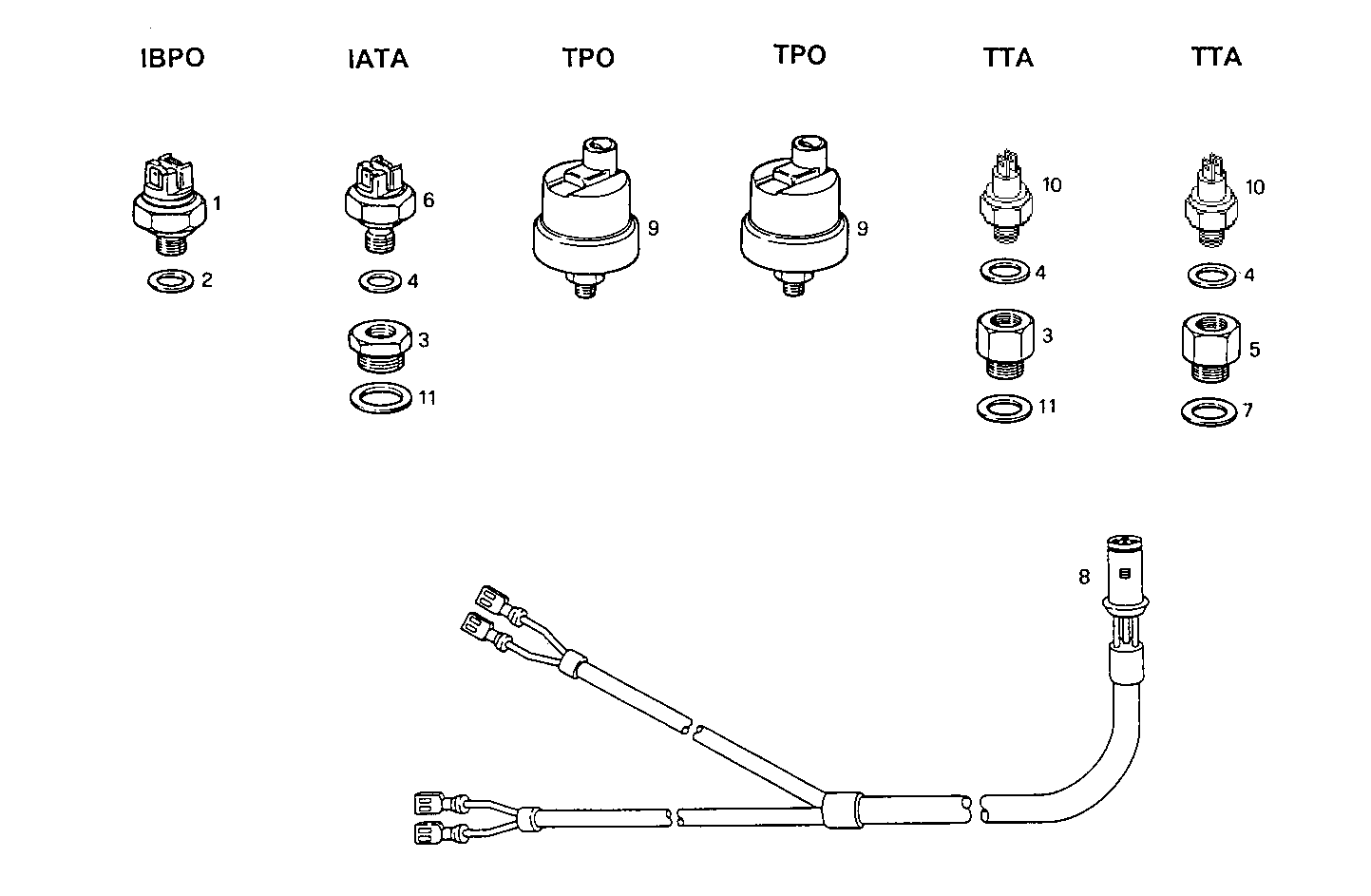 Iveco/FPT SENDER UNITS FOR INSTRUMENTS