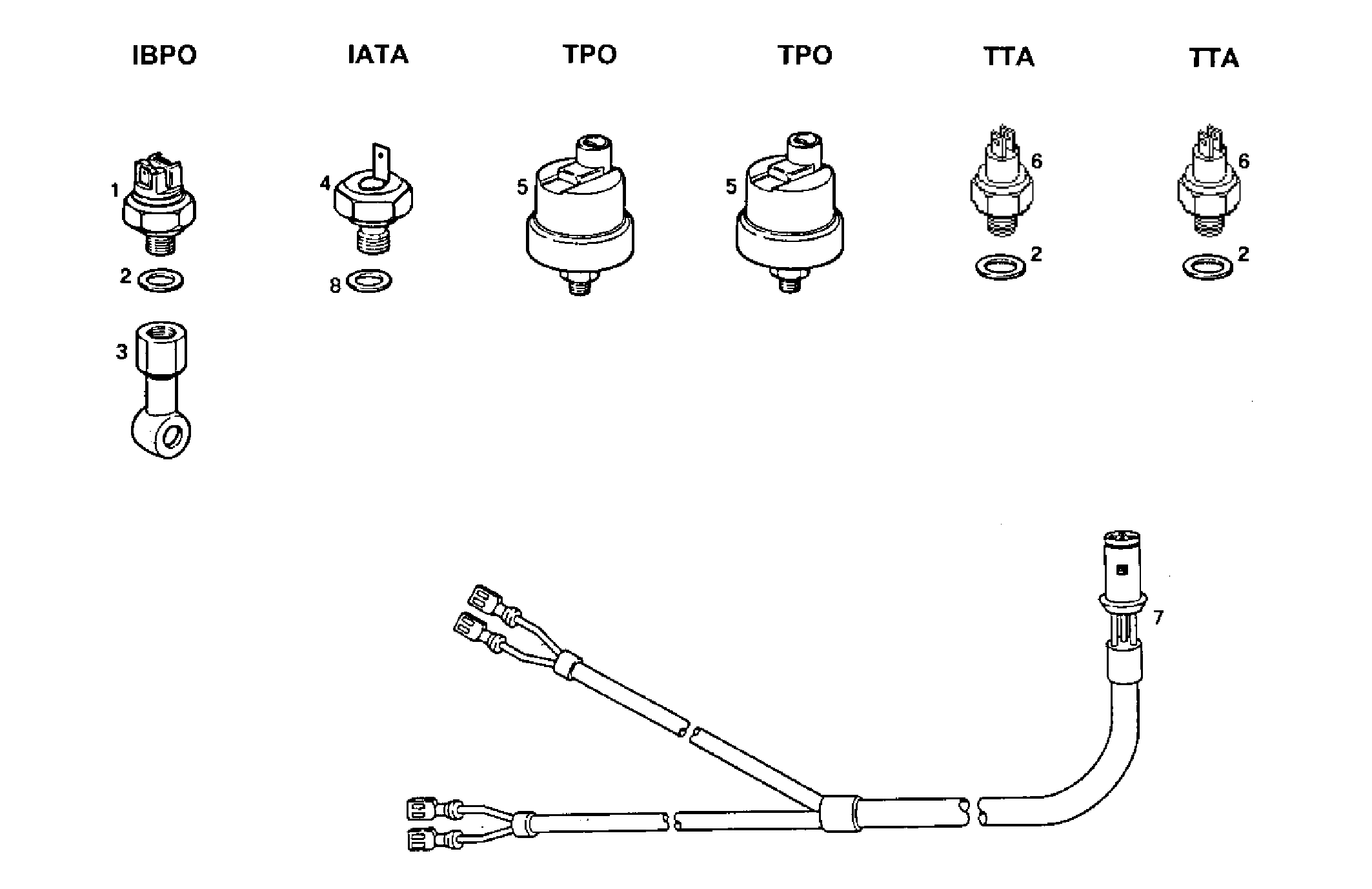 Iveco/FPT SENDER UNITS FOR INSTRUMENTS