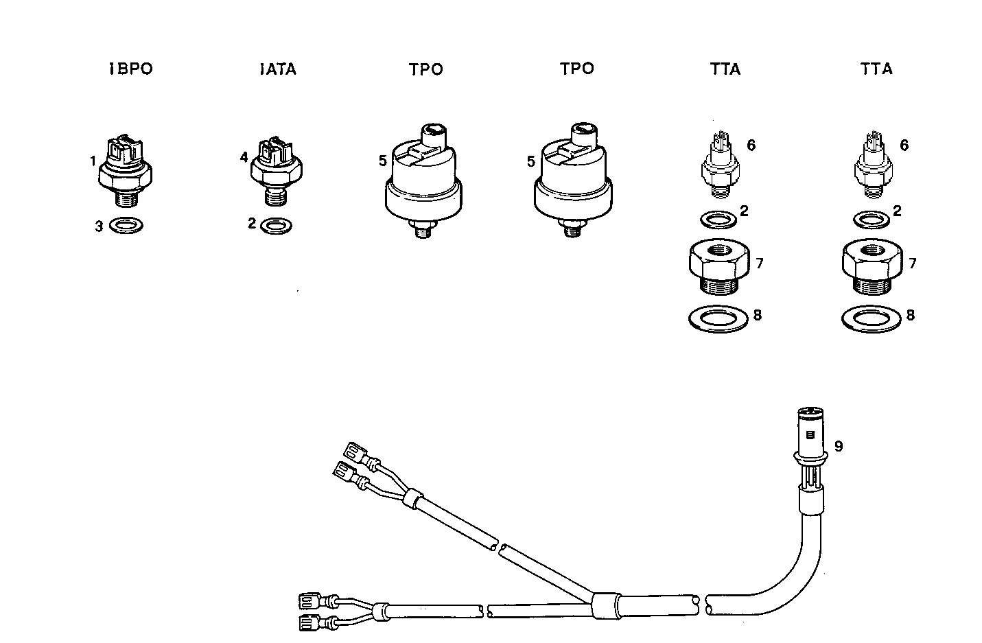 Iveco/FPT SENDER UNITS FOR INSTRUMENTS