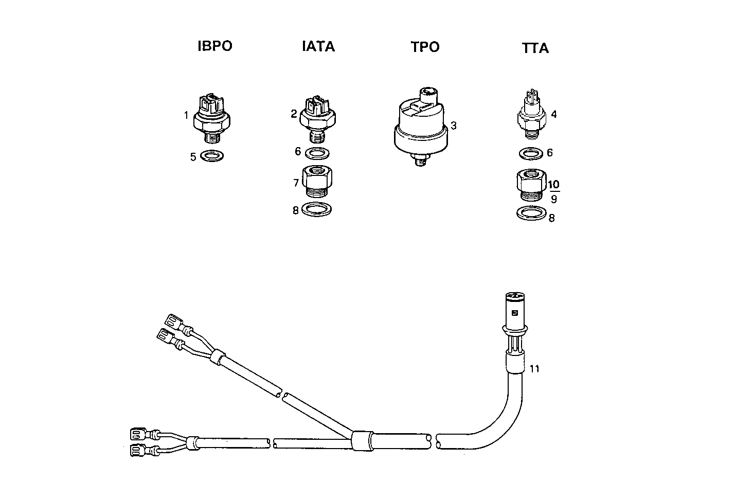 Iveco/FPT SENDER UNITS FOR INSTRUMENTS