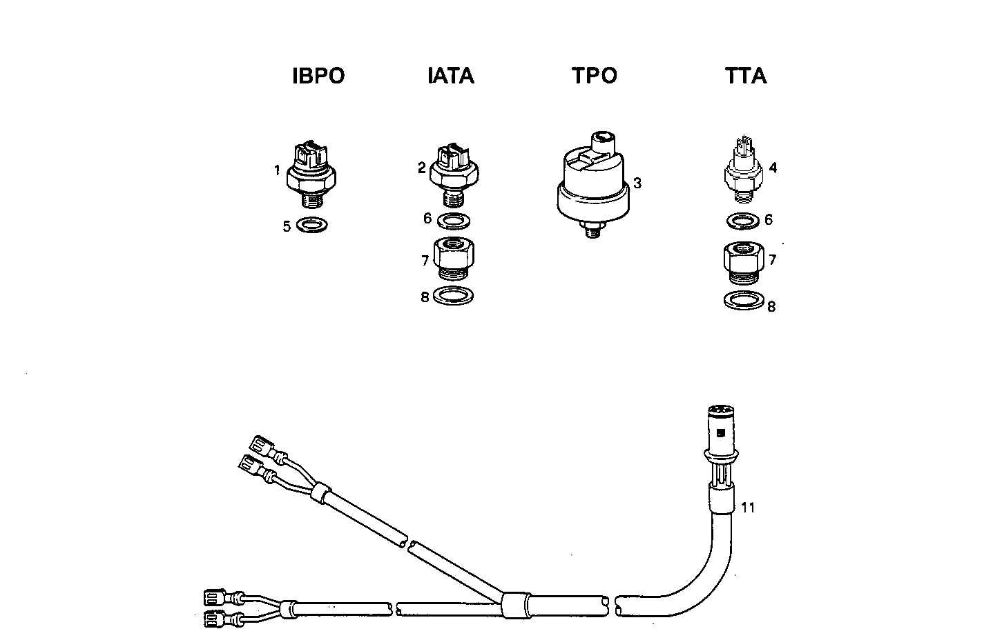 Iveco/FPT SENDER UNITS FOR INSTRUMENTS